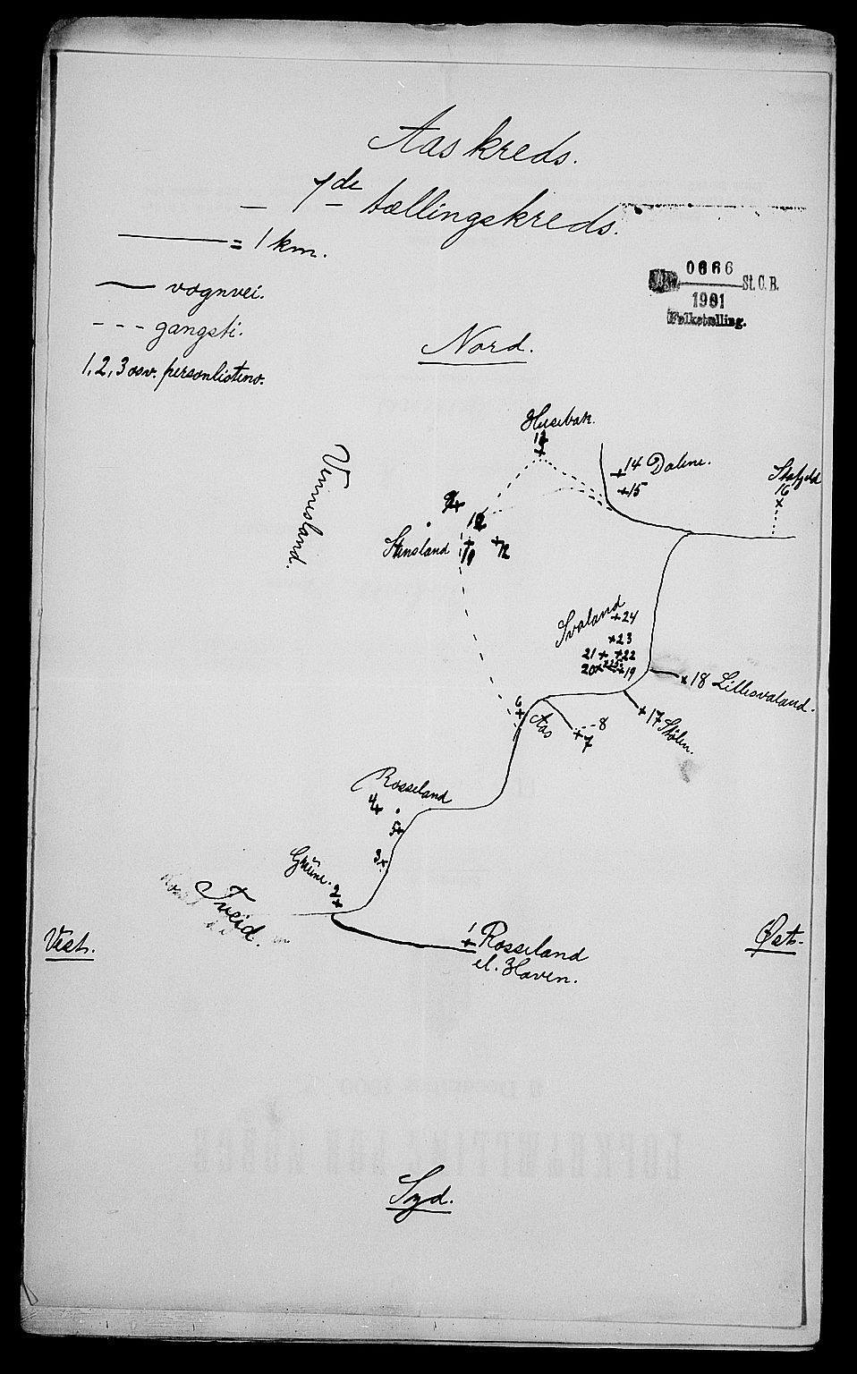 SAK, Folketelling 1900 for 0928 Birkenes herred, 1900, s. 14