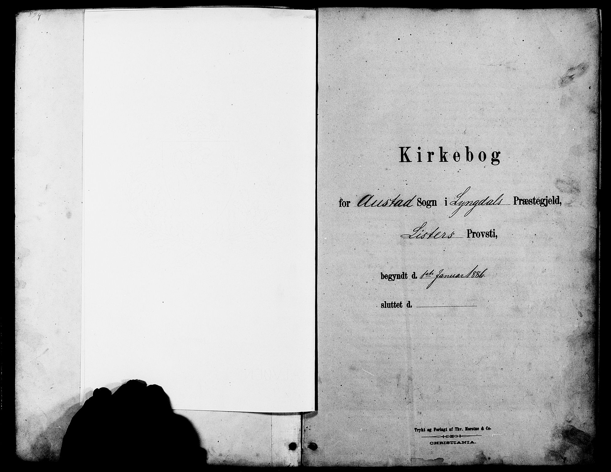 Lyngdal sokneprestkontor, SAK/1111-0029/F/Fb/Fba/L0003: Klokkerbok nr. B 3, 1886-1903