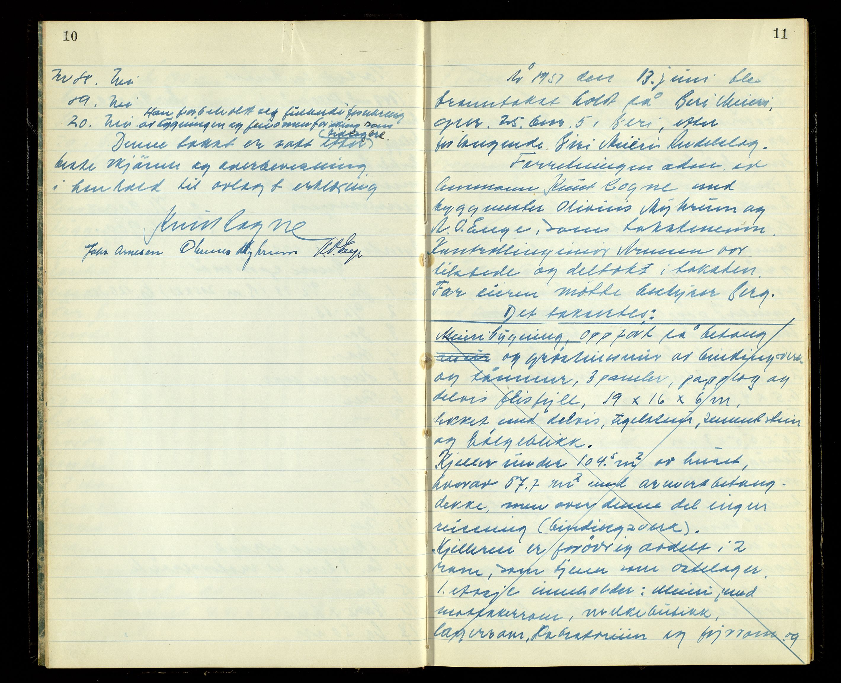 Norges Brannkasse, Biri, AV/SAH-NBRANB-043/Fa/L0004: Branntakstprotokoll - tekst, 1951-1953, s. 10-11