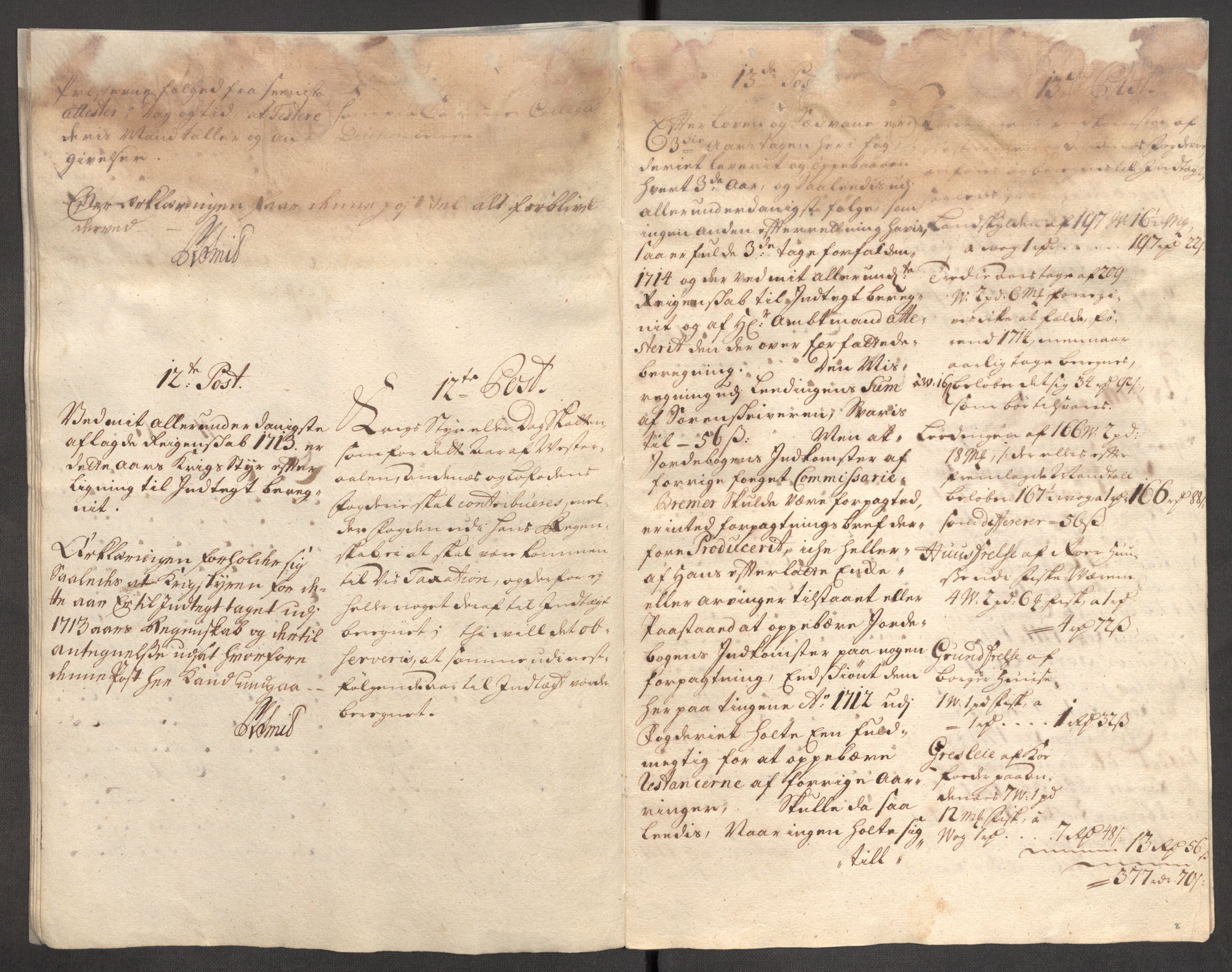 Rentekammeret inntil 1814, Reviderte regnskaper, Fogderegnskap, AV/RA-EA-4092/R67/L4679: Fogderegnskap Vesterålen, Andenes og Lofoten, 1711-1713, s. 51