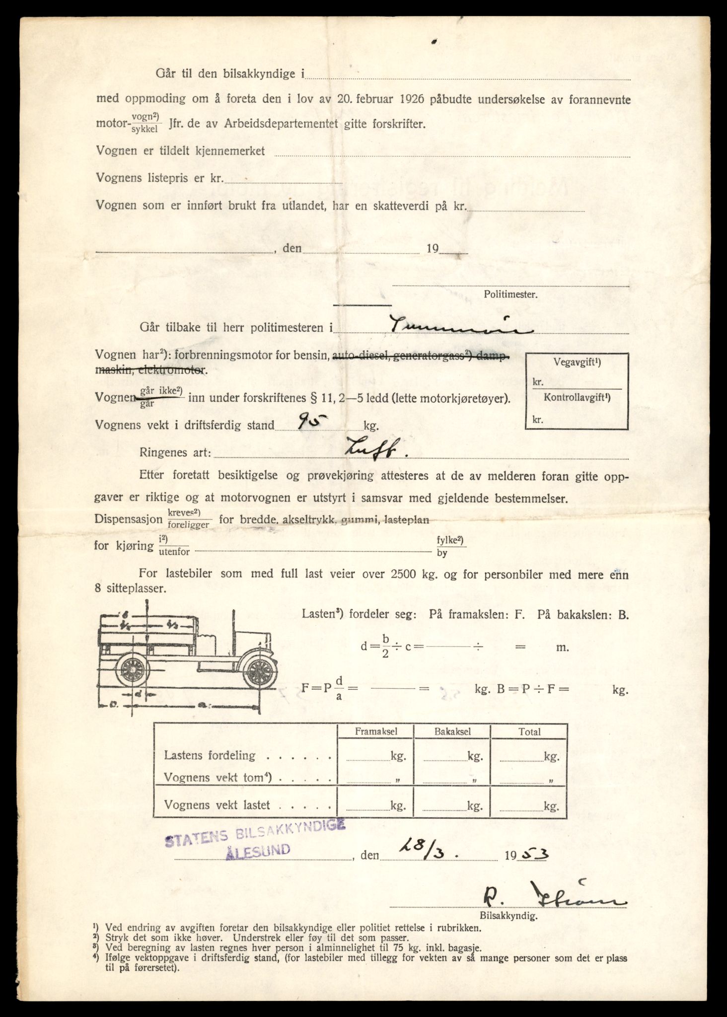 Møre og Romsdal vegkontor - Ålesund trafikkstasjon, AV/SAT-A-4099/F/Fe/L0031: Registreringskort for kjøretøy T 11800 - T 11996, 1927-1998, s. 1968