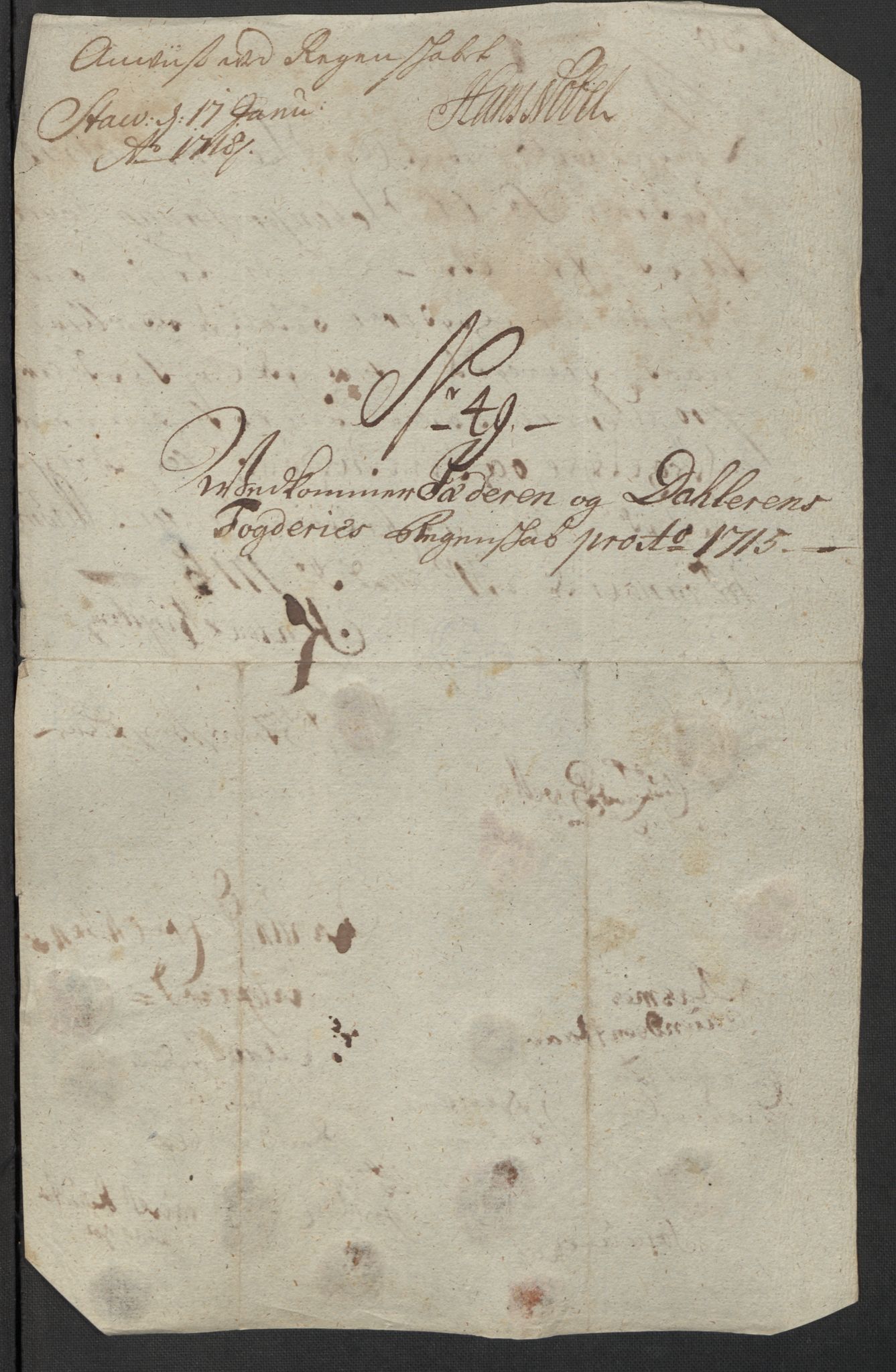 Rentekammeret inntil 1814, Reviderte regnskaper, Fogderegnskap, AV/RA-EA-4092/R46/L2740: Fogderegnskap Jæren og Dalane, 1715-1716, s. 183