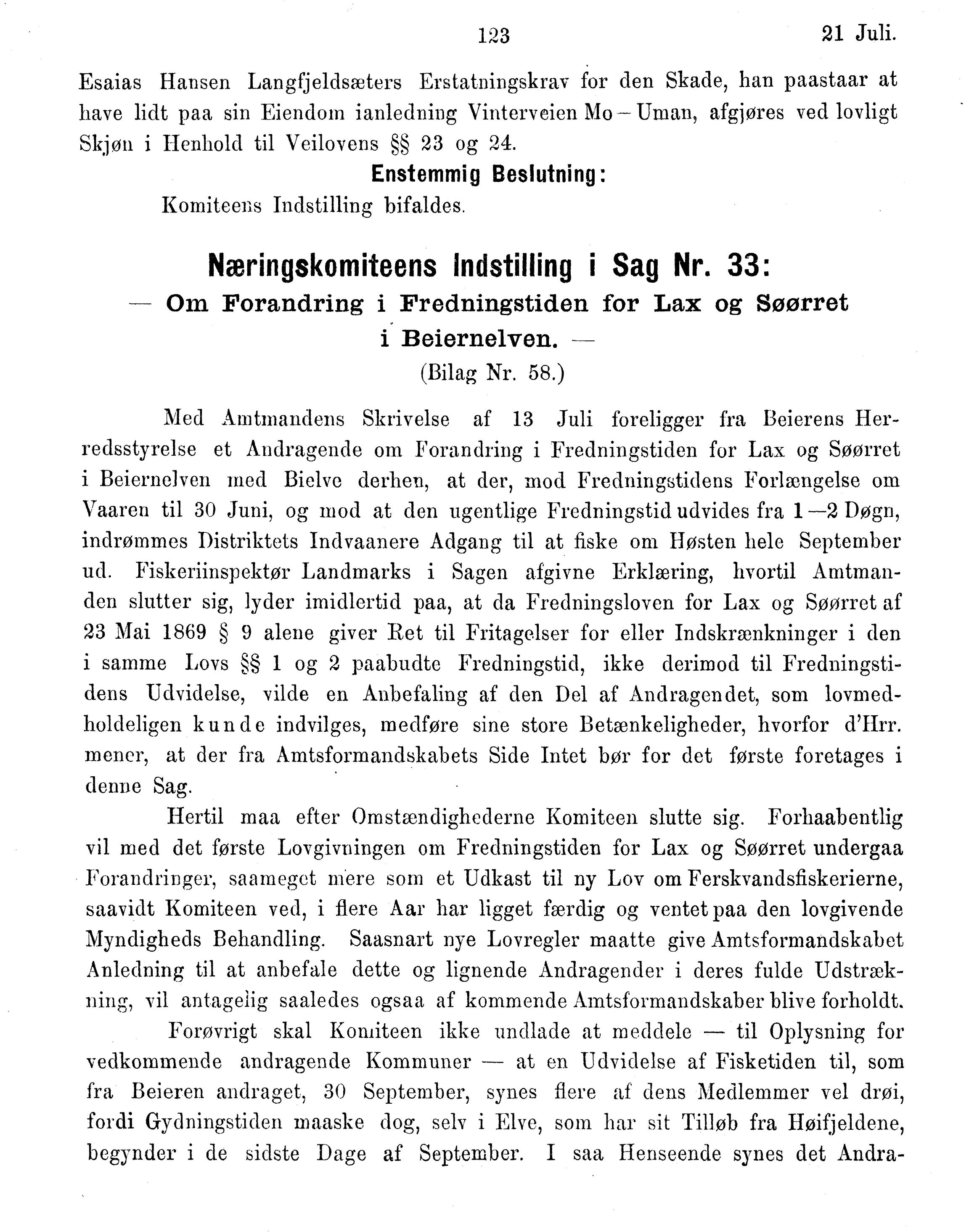 Nordland Fylkeskommune. Fylkestinget, AIN/NFK-17/176/A/Ac/L0015: Fylkestingsforhandlinger 1886-1890, 1886-1890