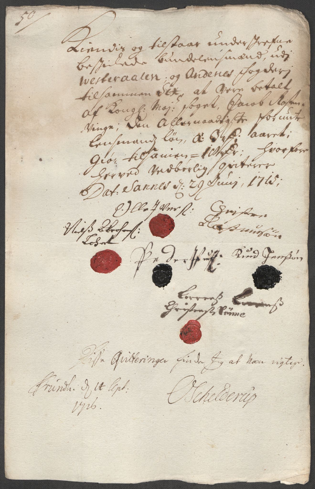 Rentekammeret inntil 1814, Reviderte regnskaper, Fogderegnskap, AV/RA-EA-4092/R67/L4681: Fogderegnskap Vesterålen, Andenes og Lofoten, 1715, s. 230