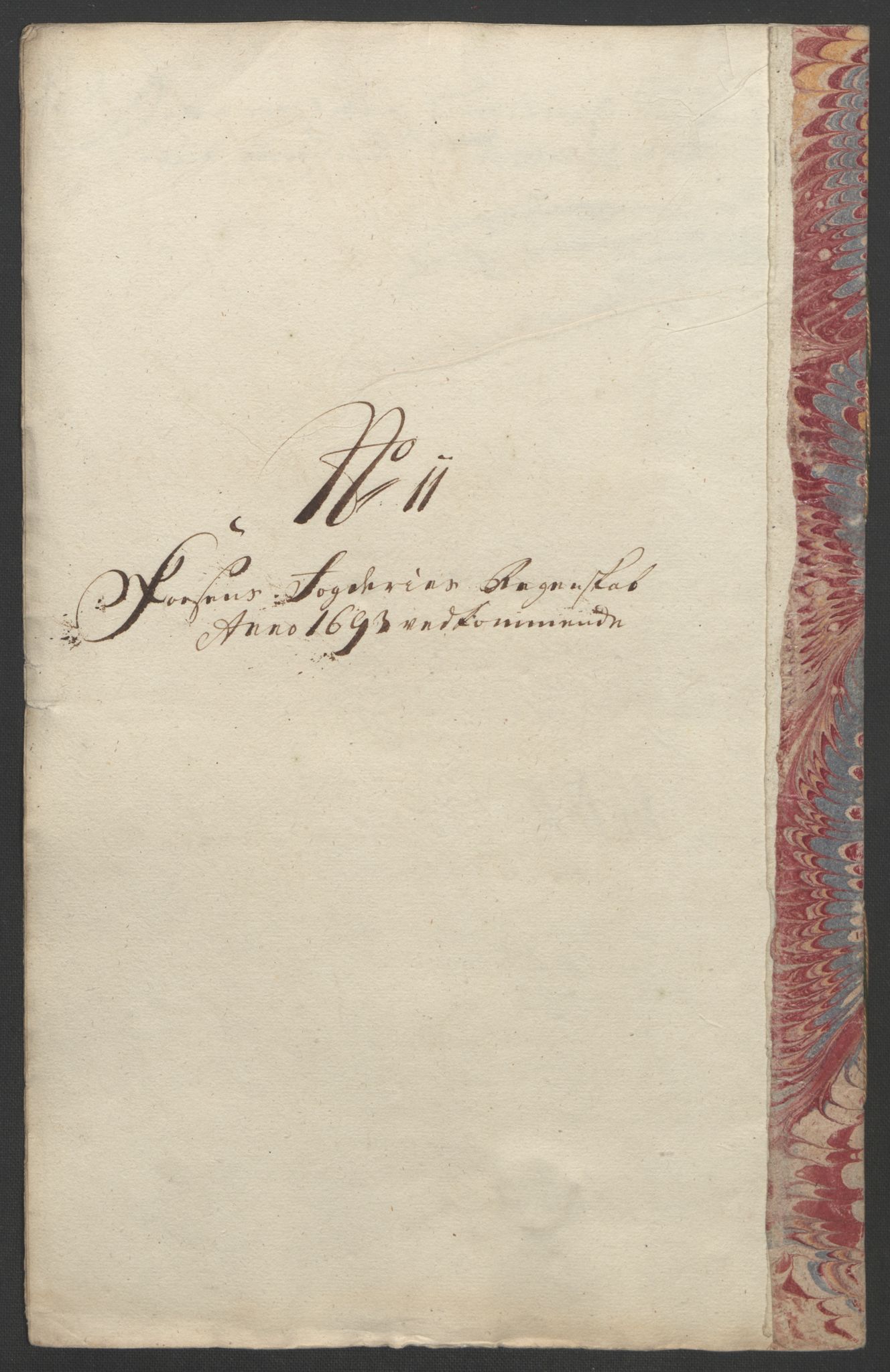 Rentekammeret inntil 1814, Reviderte regnskaper, Fogderegnskap, RA/EA-4092/R57/L3849: Fogderegnskap Fosen, 1692-1693, s. 553