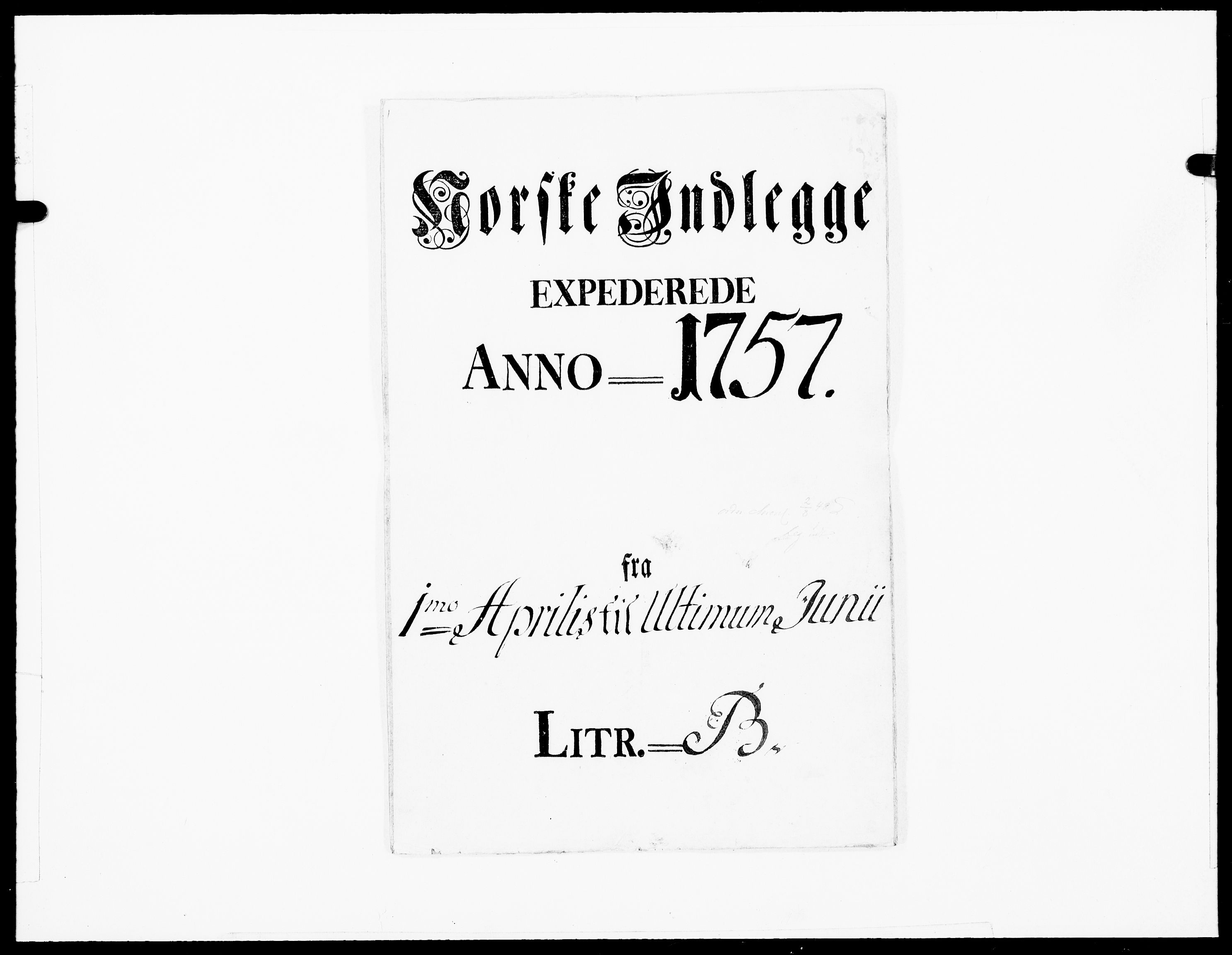 Danske Kanselli 1572-1799, RA/EA-3023/F/Fc/Fcc/Fcca/L0173: Norske innlegg 1572-1799, 1757, s. 163