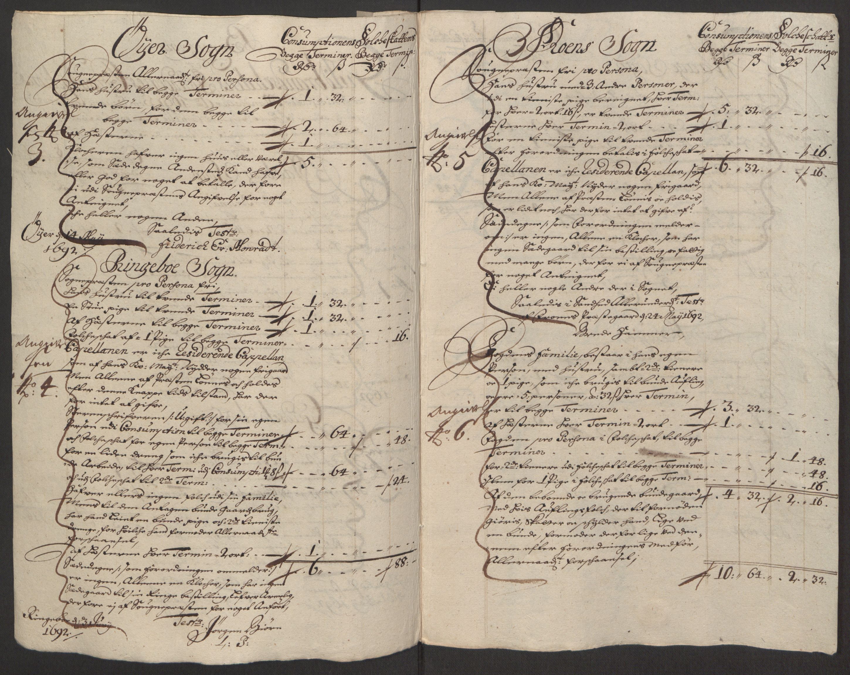 Rentekammeret inntil 1814, Reviderte regnskaper, Fogderegnskap, RA/EA-4092/R17/L1166: Fogderegnskap Gudbrandsdal, 1690-1692, s. 110