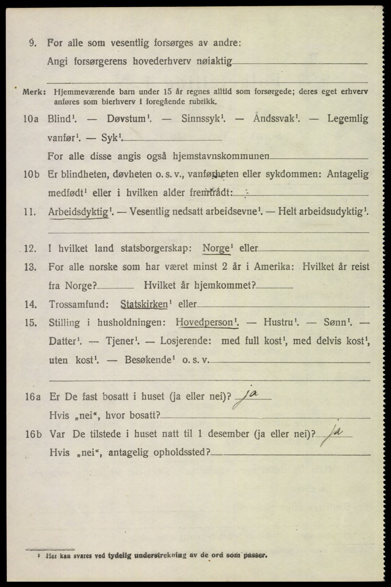 SAH, Folketelling 1920 for 0440 Kvikne herred, 1920, s. 1595