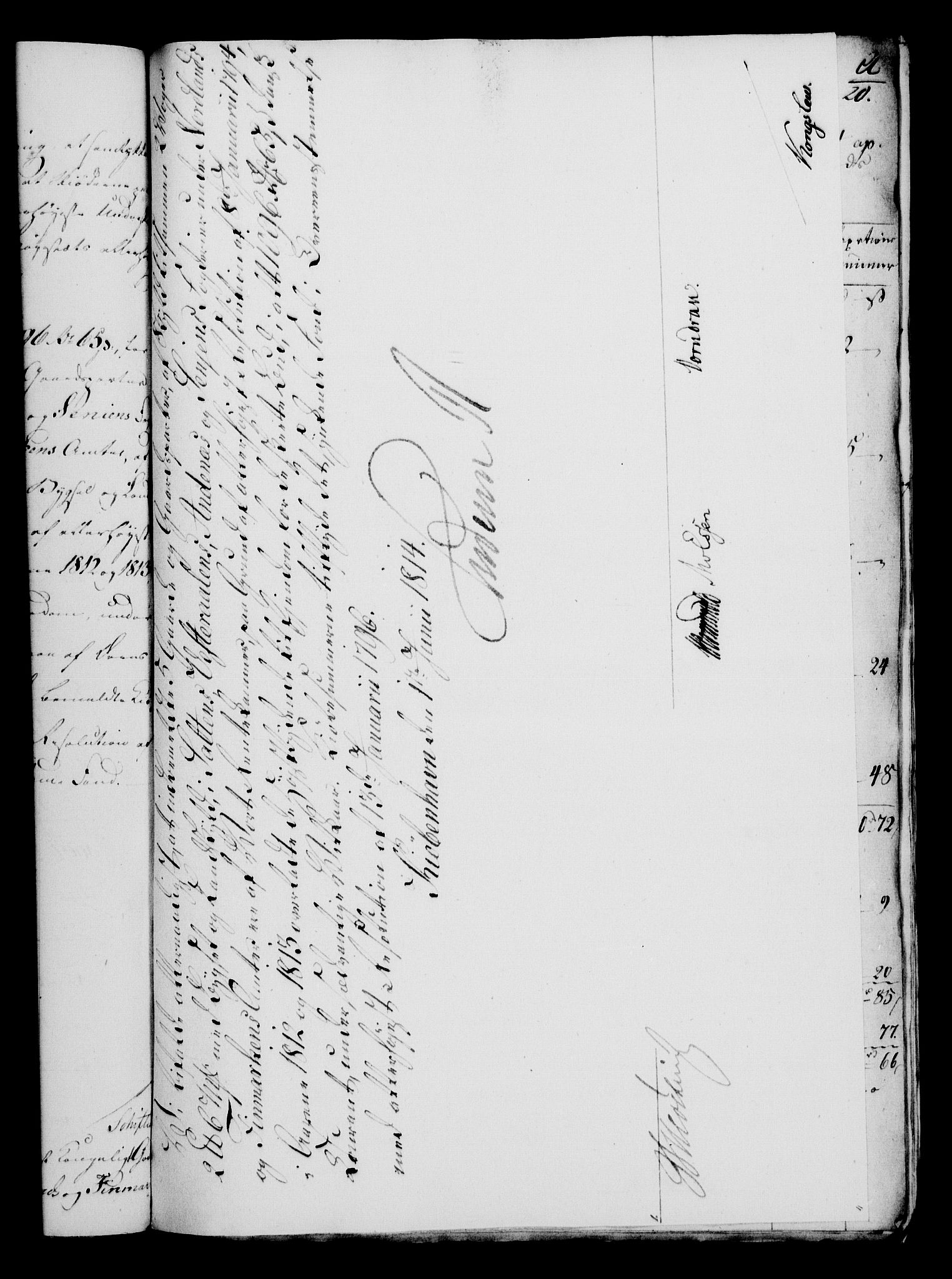 Rentekammeret, Kammerkanselliet, RA/EA-3111/G/Gf/Gfa/L0095: Norsk relasjons- og resolusjonsprotokoll (merket RK 52.95), 1813-1814, s. 619
