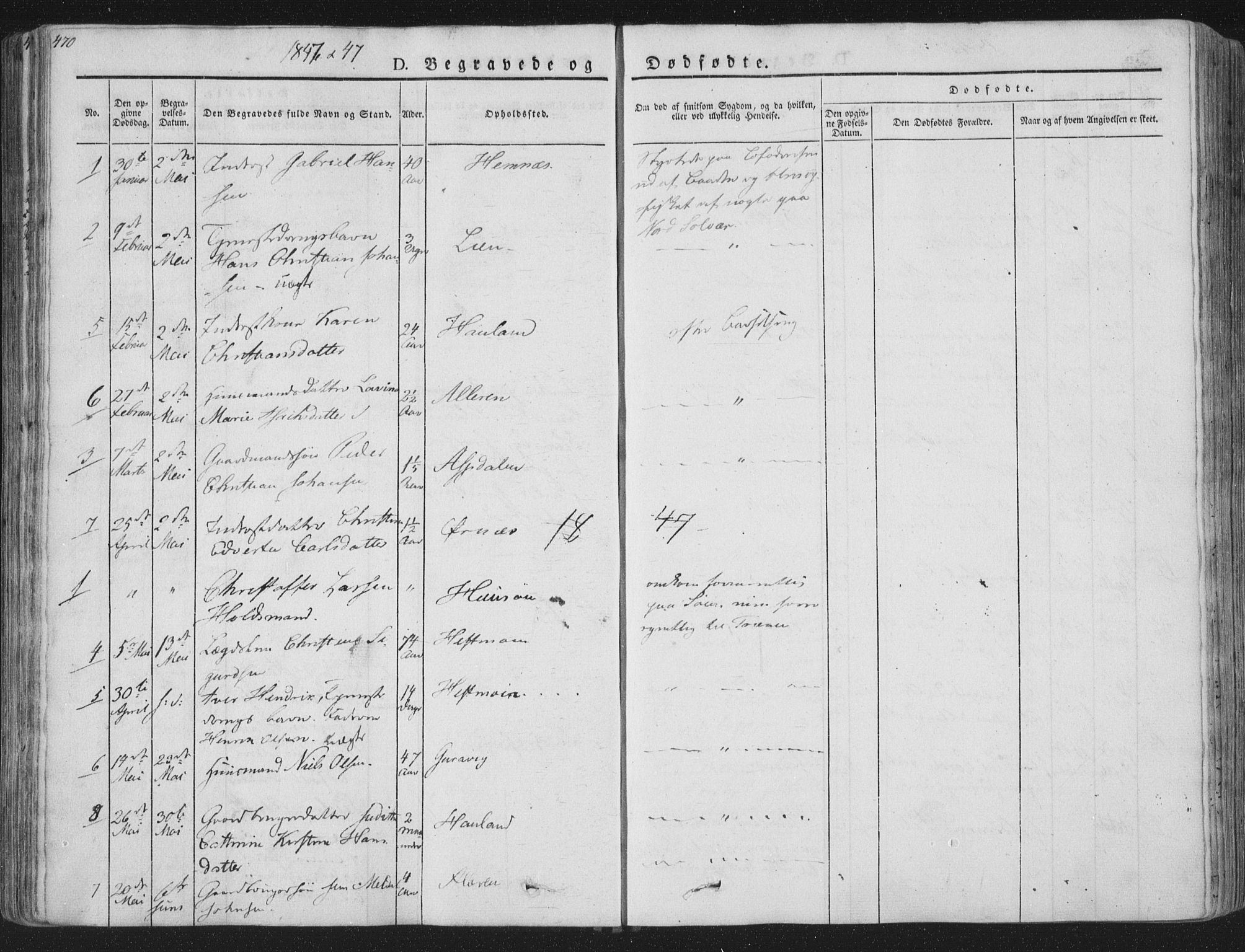 Ministerialprotokoller, klokkerbøker og fødselsregistre - Nordland, AV/SAT-A-1459/839/L0566: Ministerialbok nr. 839A03, 1825-1862, s. 470