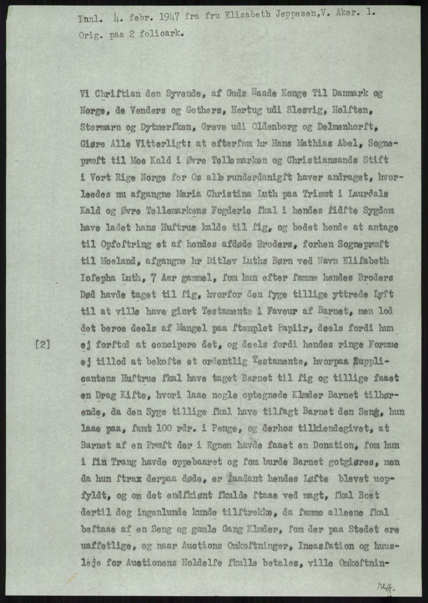 Samlinger til kildeutgivelse, Diplomavskriftsamlingen, AV/RA-EA-4053/H/Ha, s. 3374