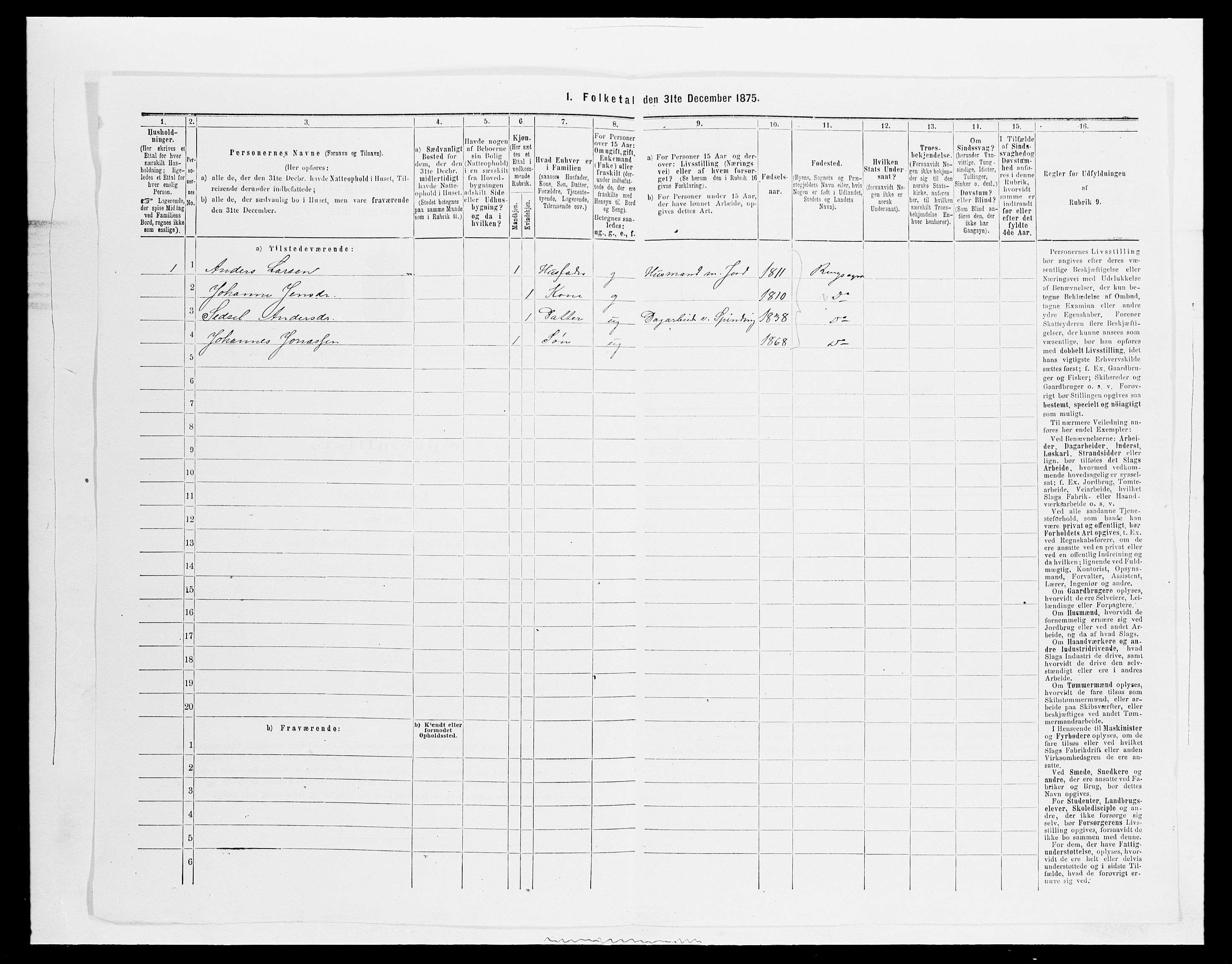 SAH, Folketelling 1875 for 0412P Ringsaker prestegjeld, 1875, s. 2670