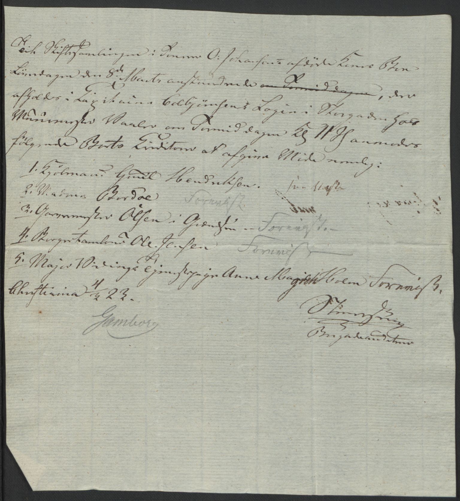 Forsvaret, Generalauditøren, AV/RA-RAFA-1772/F/Fj/Fjb/L0005: Skifter 1818 - 1823, 1818-1823, s. 203