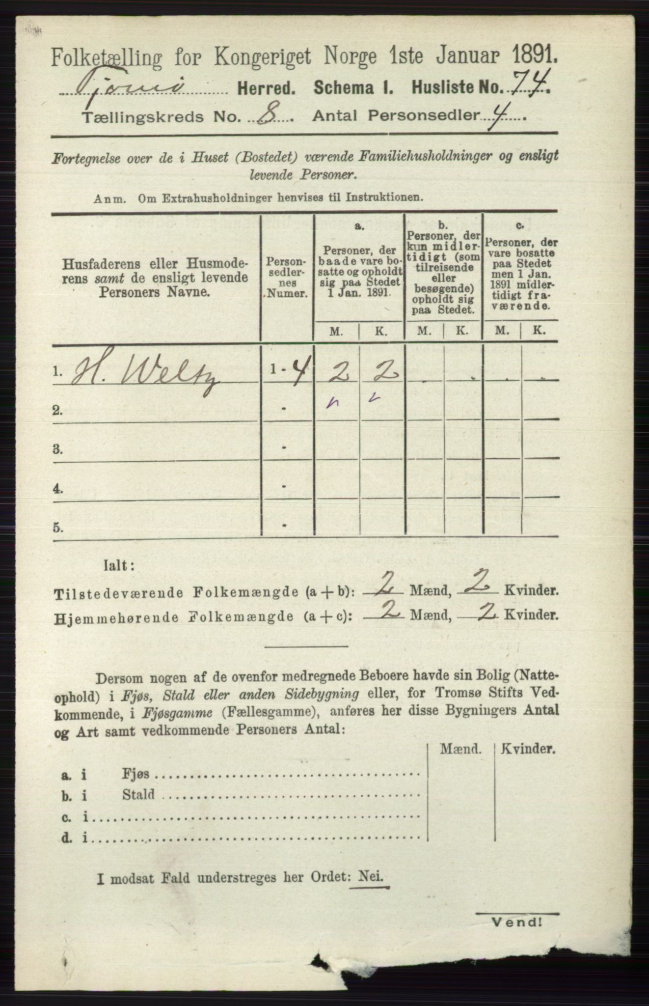 RA, Folketelling 1891 for 0723 Tjøme herred, 1891, s. 2794