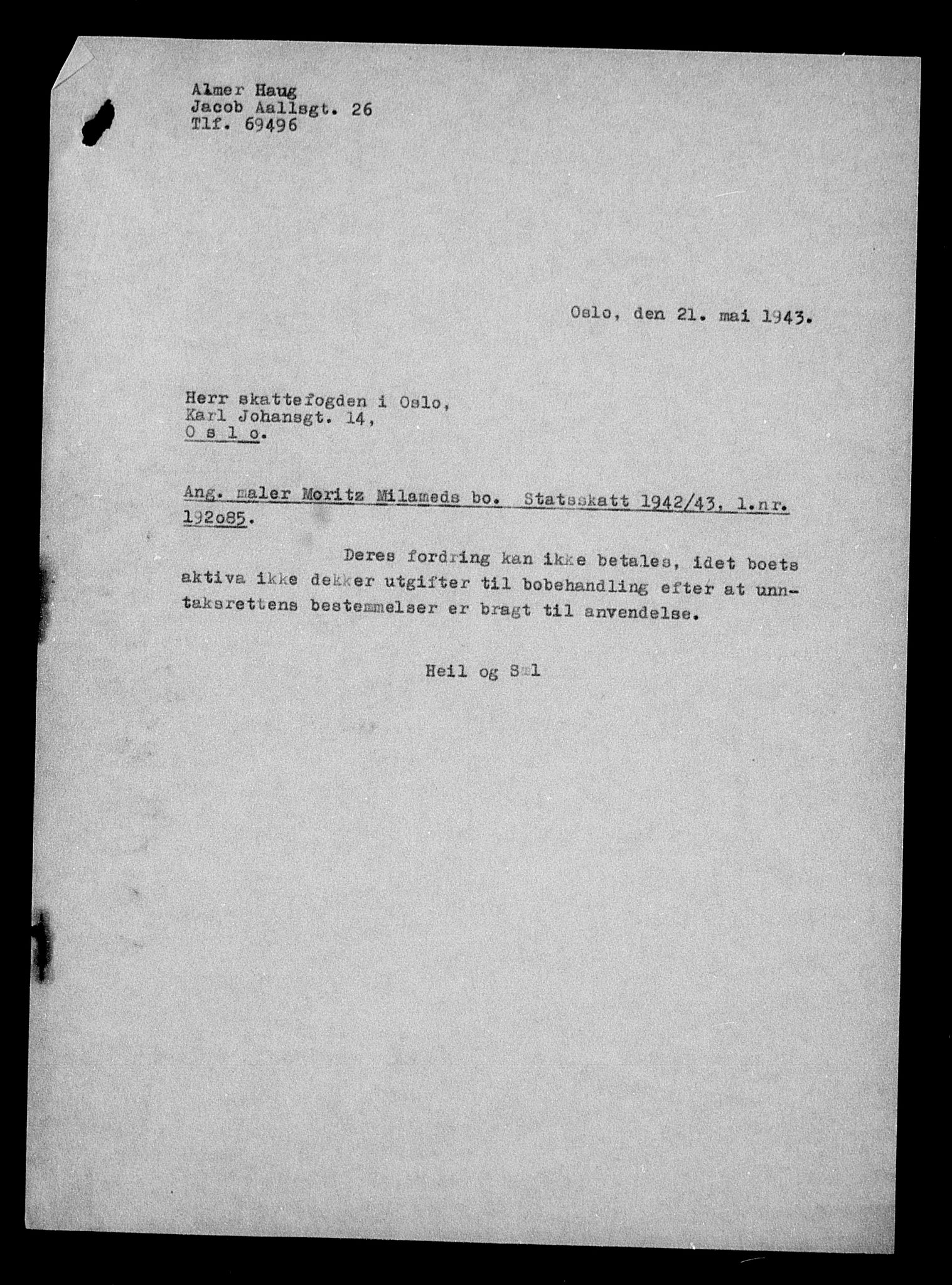 Justisdepartementet, Tilbakeføringskontoret for inndratte formuer, AV/RA-S-1564/H/Hc/Hcc/L0965: --, 1945-1947, s. 23