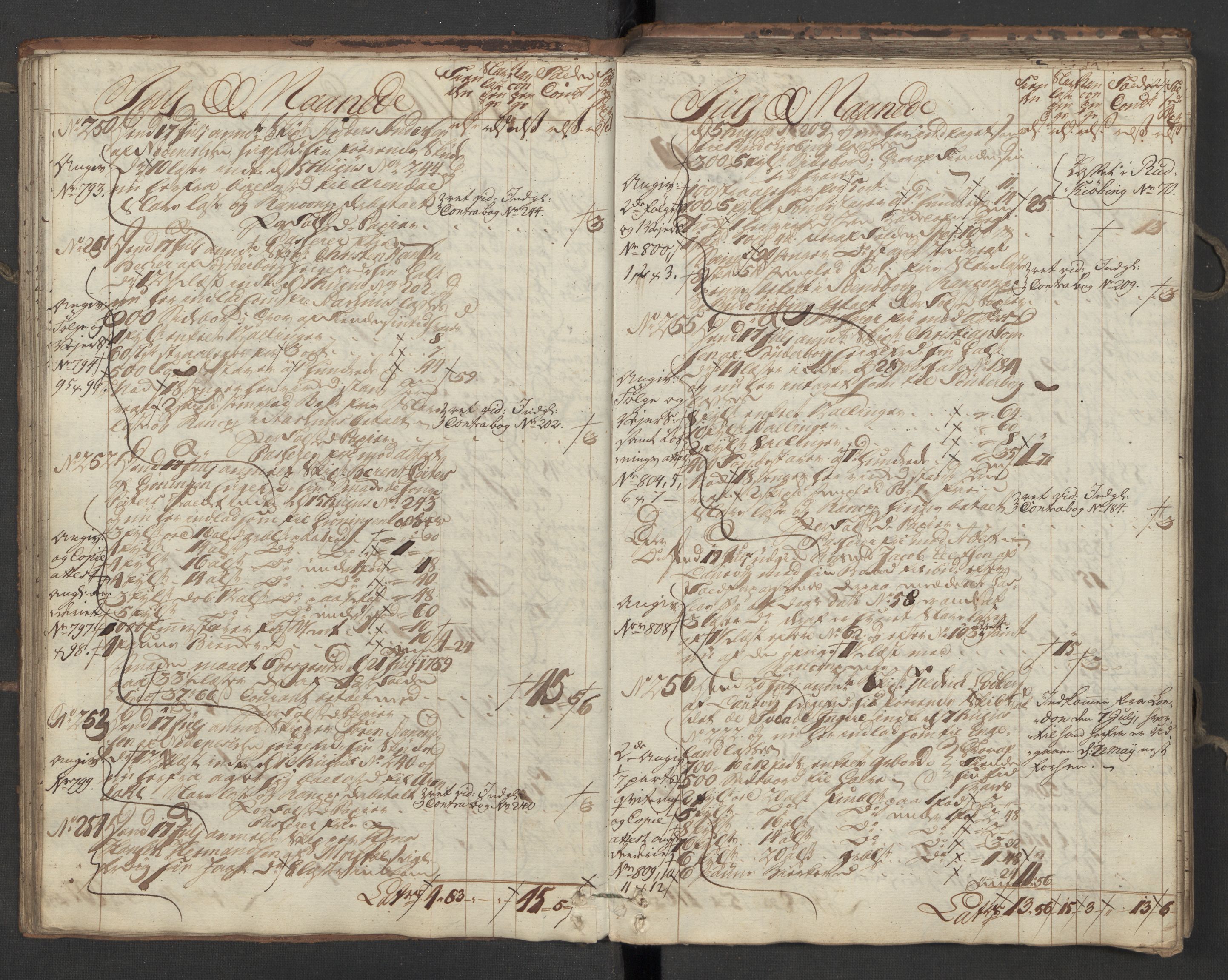 Generaltollkammeret, tollregnskaper, AV/RA-EA-5490/R12/L0047/0001: Tollregnskaper Langesund / Utgående hovedtollbok, 1762, s. 43b-44a
