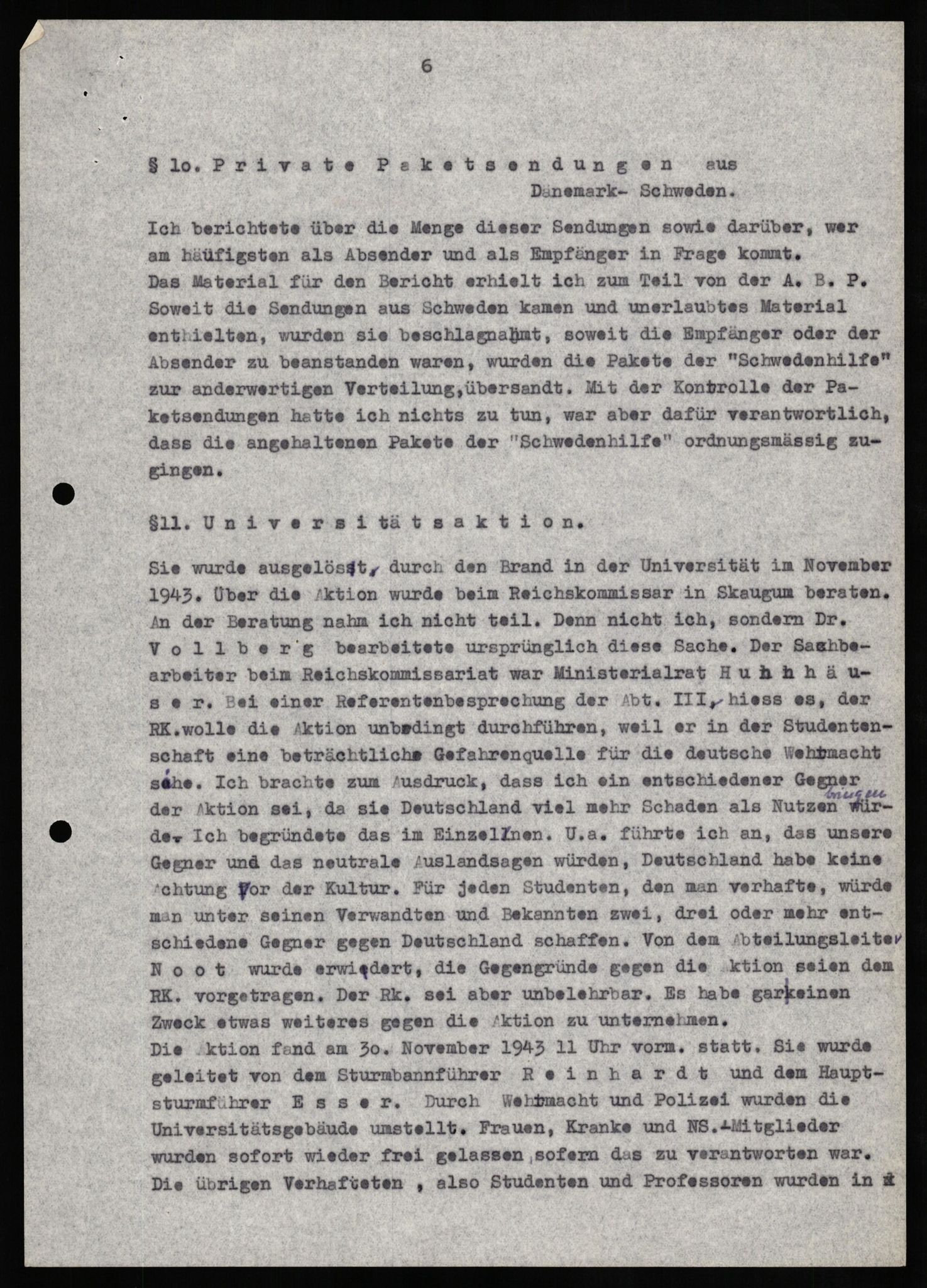 Forsvaret, Forsvarets overkommando II, AV/RA-RAFA-3915/D/Db/L0024: CI Questionaires. Tyske okkupasjonsstyrker i Norge. Tyskere., 1945-1946, s. 486