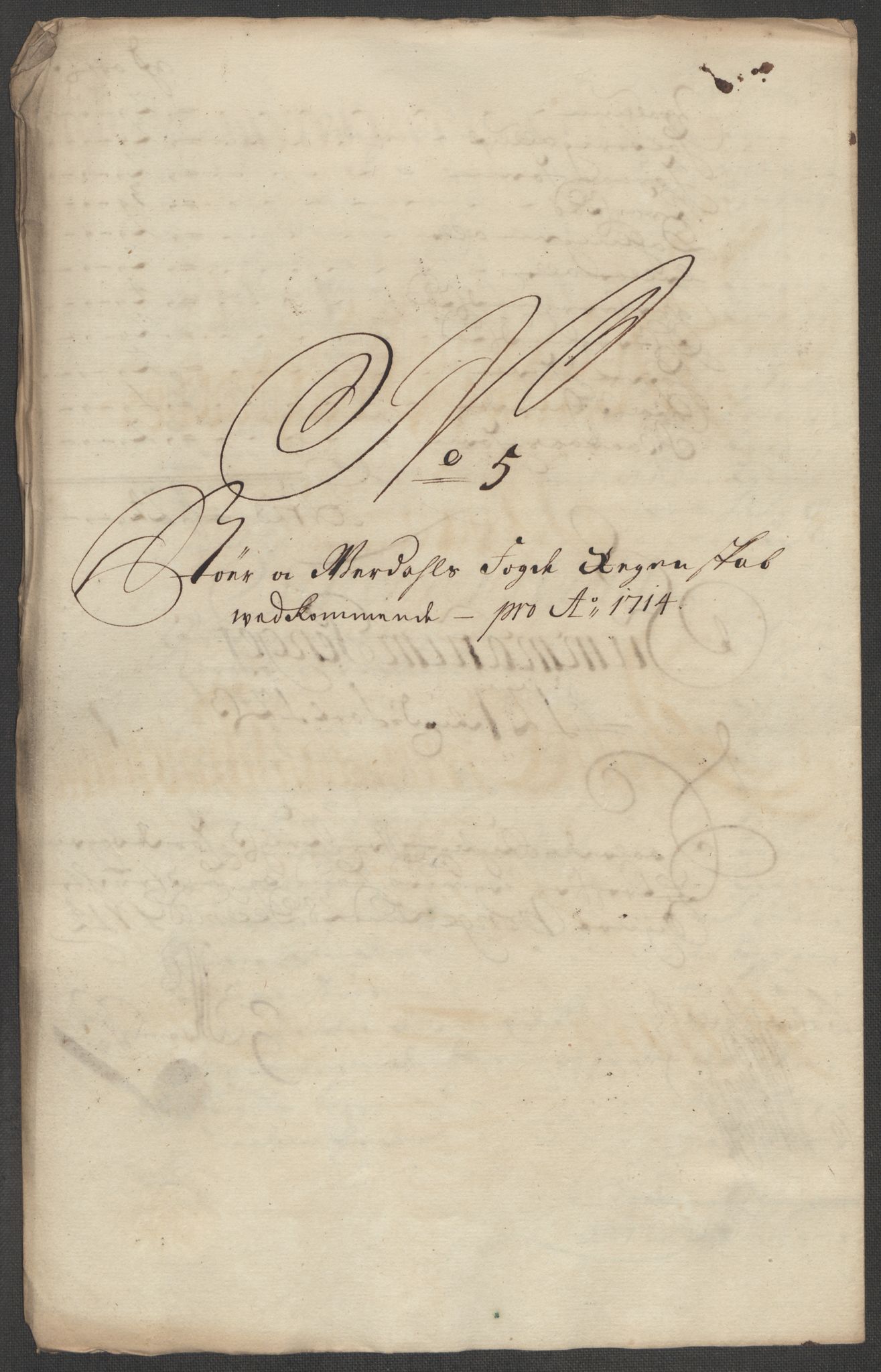 Rentekammeret inntil 1814, Reviderte regnskaper, Fogderegnskap, RA/EA-4092/R62/L4204: Fogderegnskap Stjørdal og Verdal, 1714, s. 126