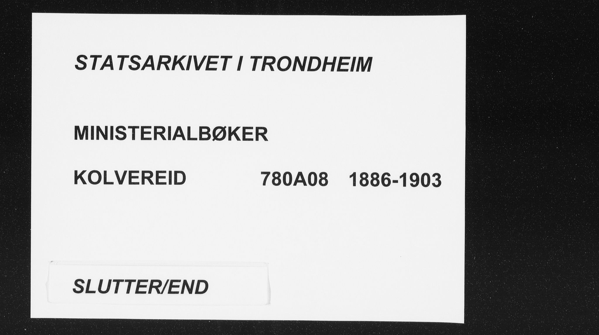 Ministerialprotokoller, klokkerbøker og fødselsregistre - Nord-Trøndelag, AV/SAT-A-1458/780/L0644: Ministerialbok nr. 780A08, 1886-1903