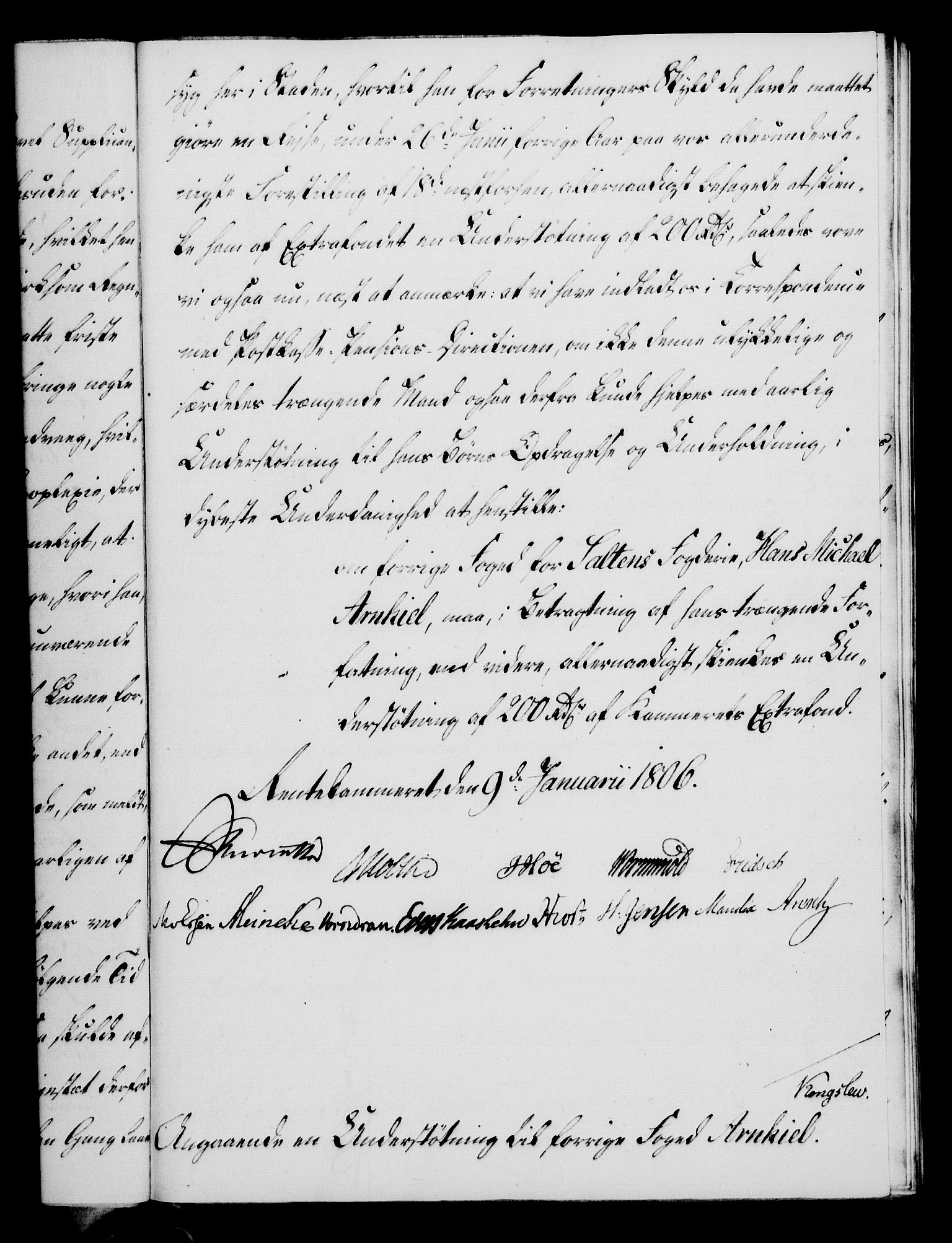 Rentekammeret, Kammerkanselliet, RA/EA-3111/G/Gf/Gfa/L0088: Norsk relasjons- og resolusjonsprotokoll (merket RK 52.88), 1806, s. 107