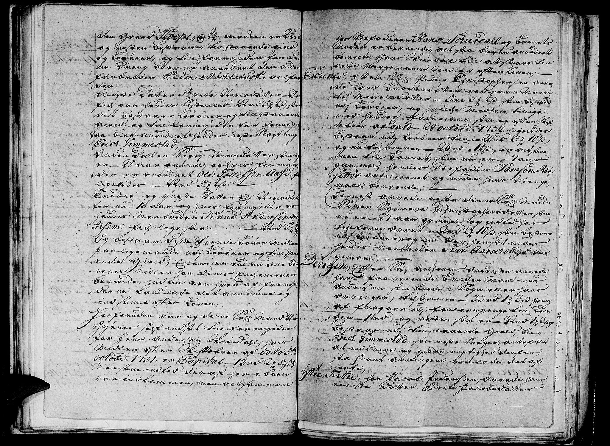 Nordfjord sorenskriveri, SAB/A-2801/04/04a/L0008: Skifteprotokollar, 1733-1744, s. 45