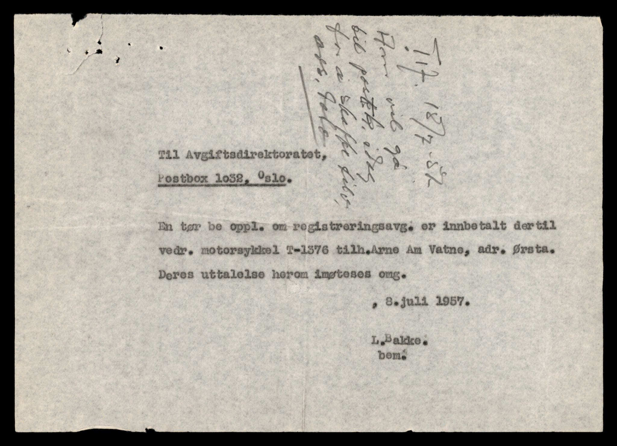 Møre og Romsdal vegkontor - Ålesund trafikkstasjon, AV/SAT-A-4099/F/Fe/L0040: Registreringskort for kjøretøy T 13531 - T 13709, 1927-1998, s. 2503
