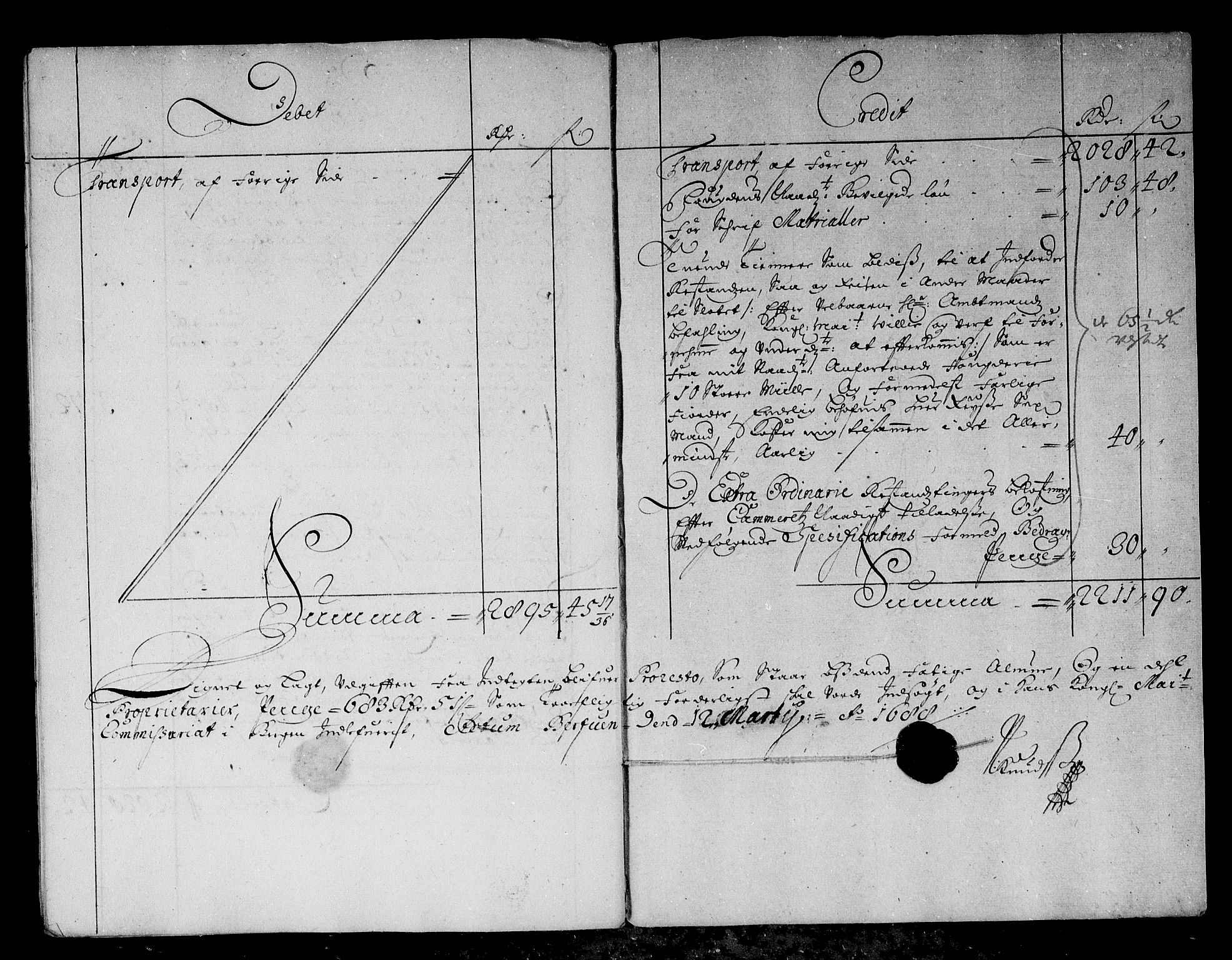 Rentekammeret inntil 1814, Reviderte regnskaper, Stiftamtstueregnskaper, Bergen stiftamt, AV/RA-EA-6043/R/Rc/L0085: Bergen stiftamt, 1685-1687