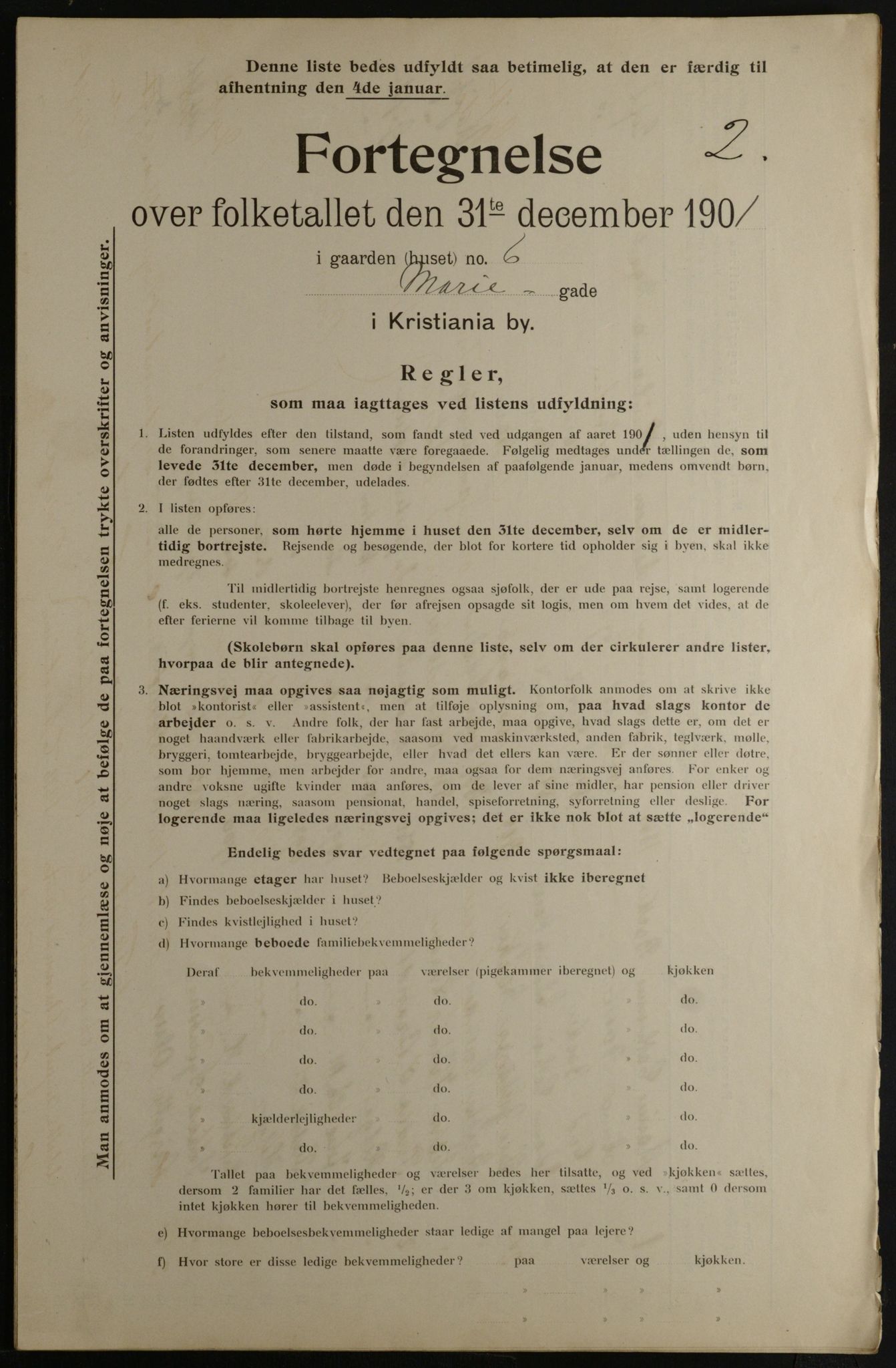 OBA, Kommunal folketelling 31.12.1901 for Kristiania kjøpstad, 1901, s. 9732