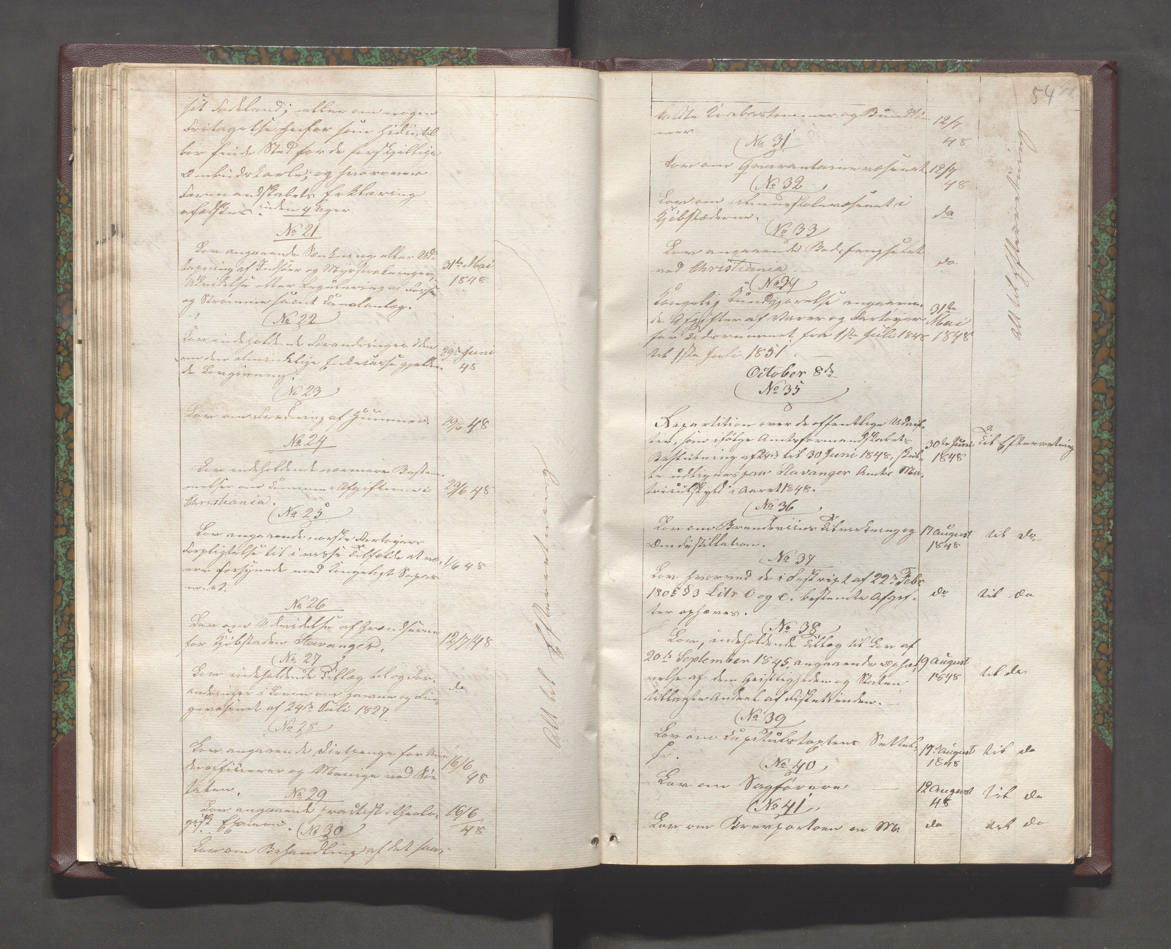 Time kommune - Formannskapet, IKAR/K-100592/C/Ca/L0001: Journal, 1837-1894, s. 54