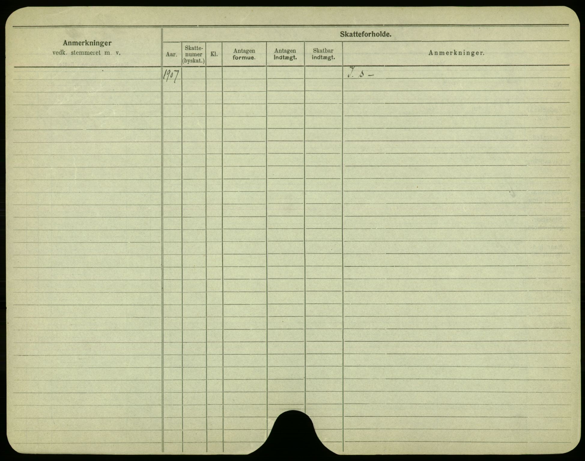 Oslo folkeregister, Registerkort, AV/SAO-A-11715/F/Fa/Fac/L0005: Menn, 1906-1914, s. 854b