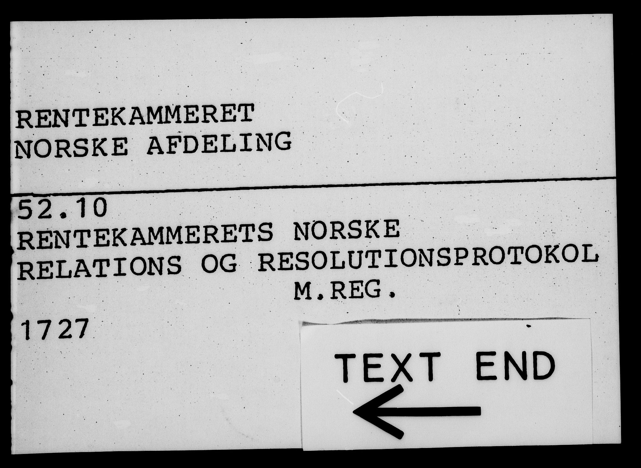 Rentekammeret, Kammerkanselliet, RA/EA-3111/G/Gf/Gfa/L0010: Norsk relasjons- og resolusjonsprotokoll (merket RK 52.10), 1727, s. 1178