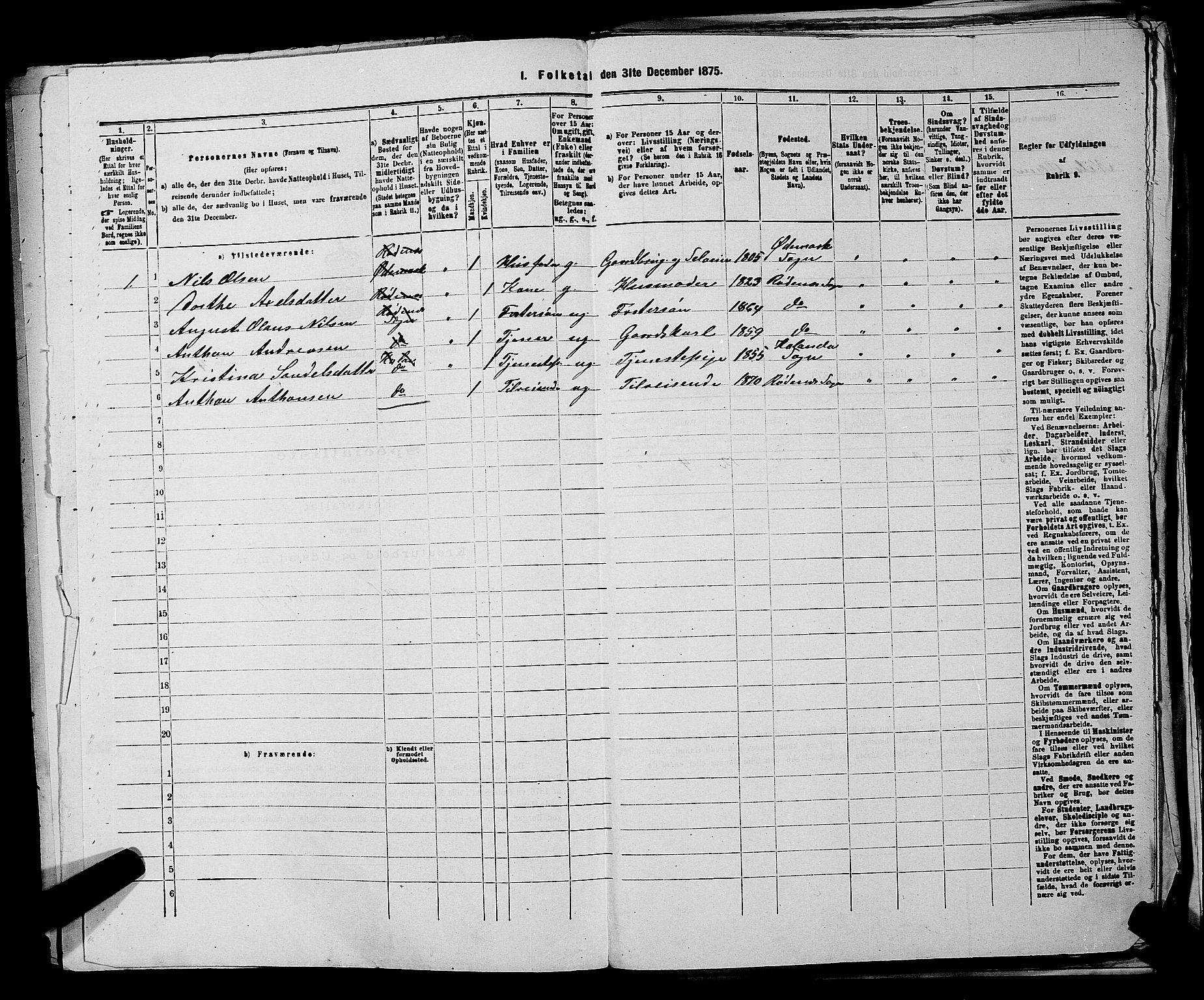 RA, Folketelling 1875 for 0120P Rødenes prestegjeld, 1875, s. 507