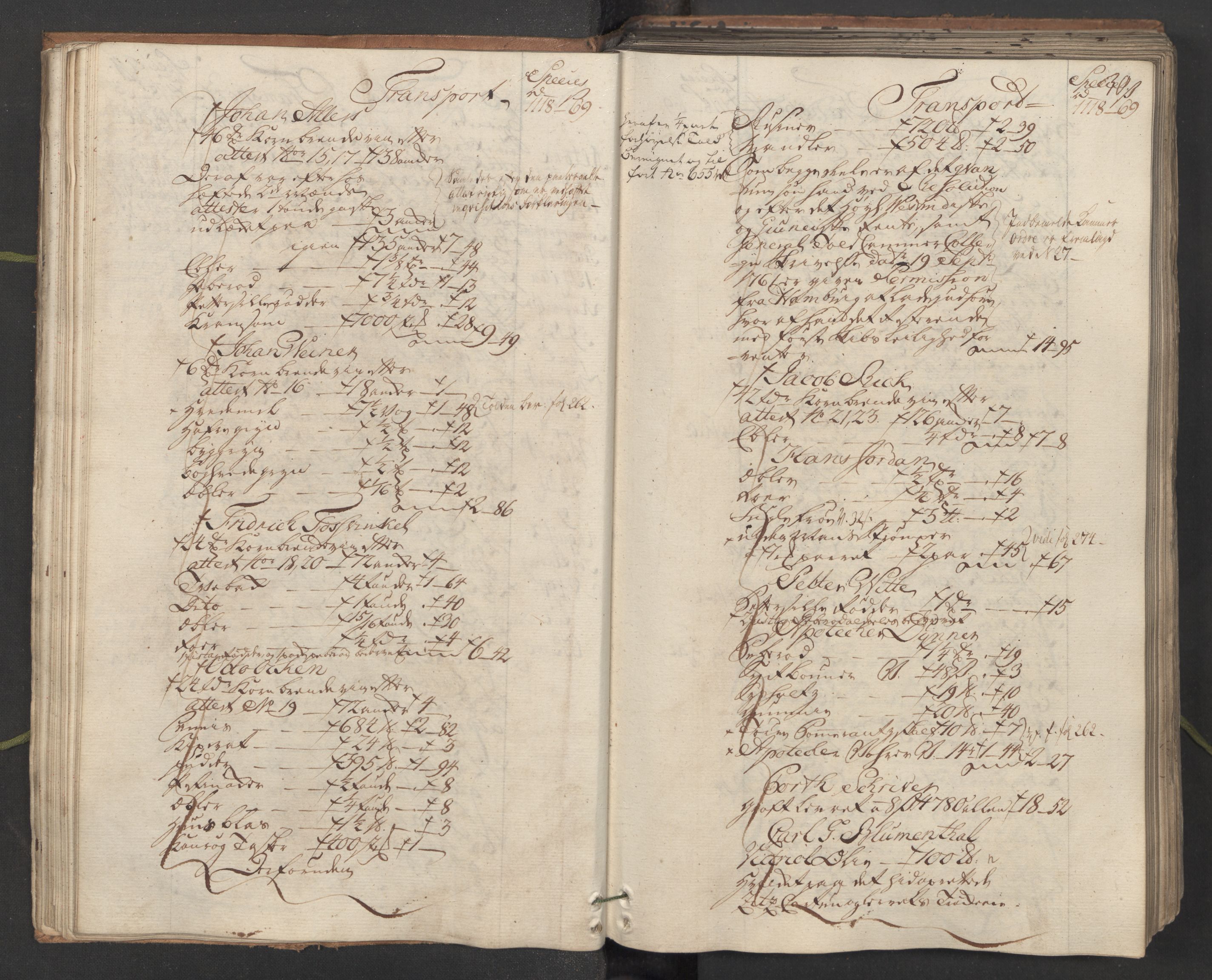 Generaltollkammeret, tollregnskaper, AV/RA-EA-5490/R26/L0101/0001: Tollregnskaper Bergen A / Inngående hovedtollbok, 1762, s. 29b-30a