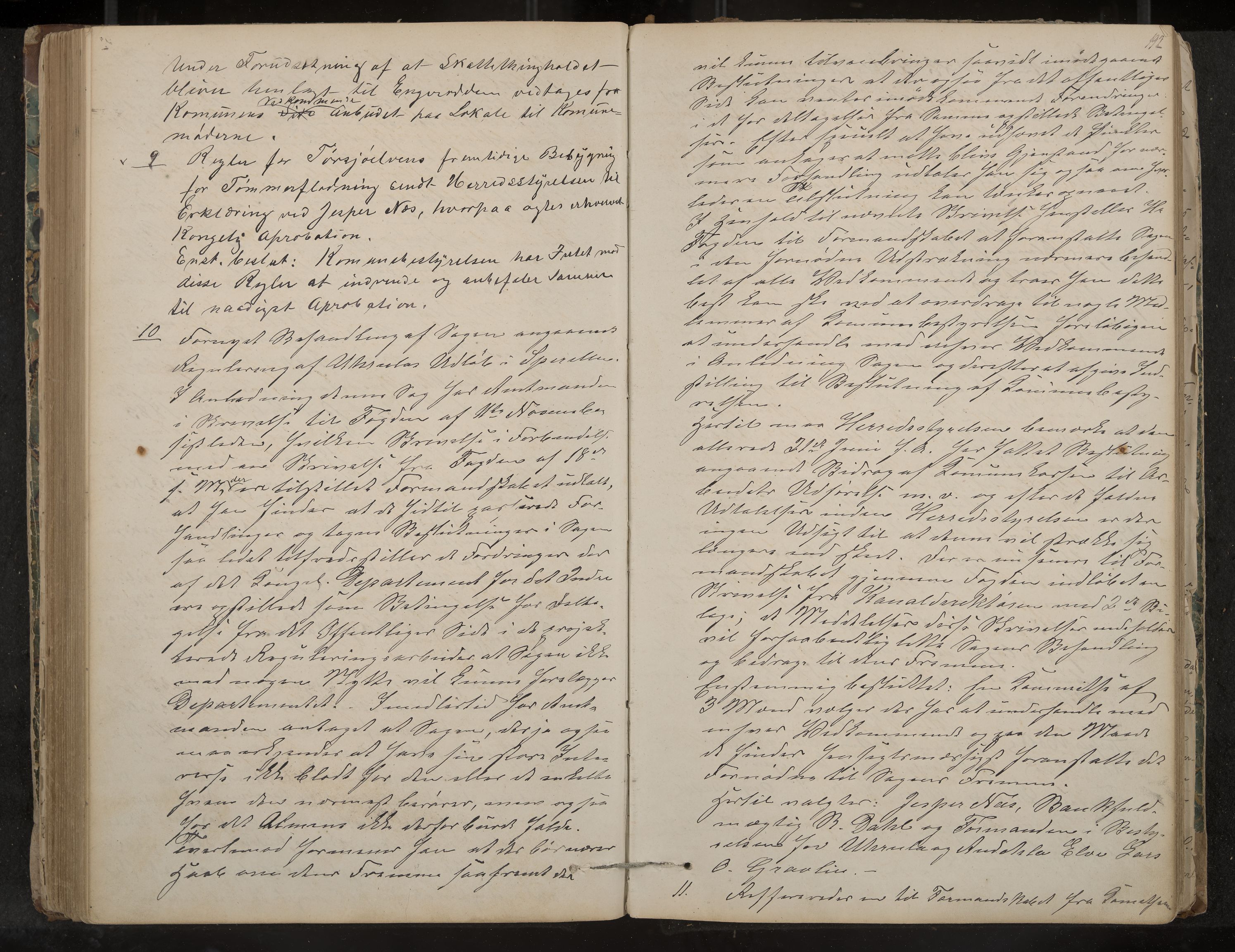 Ådal formannskap og sentraladministrasjon, IKAK/0614021/A/Aa/L0001: Møtebok, 1858-1891, s. 192