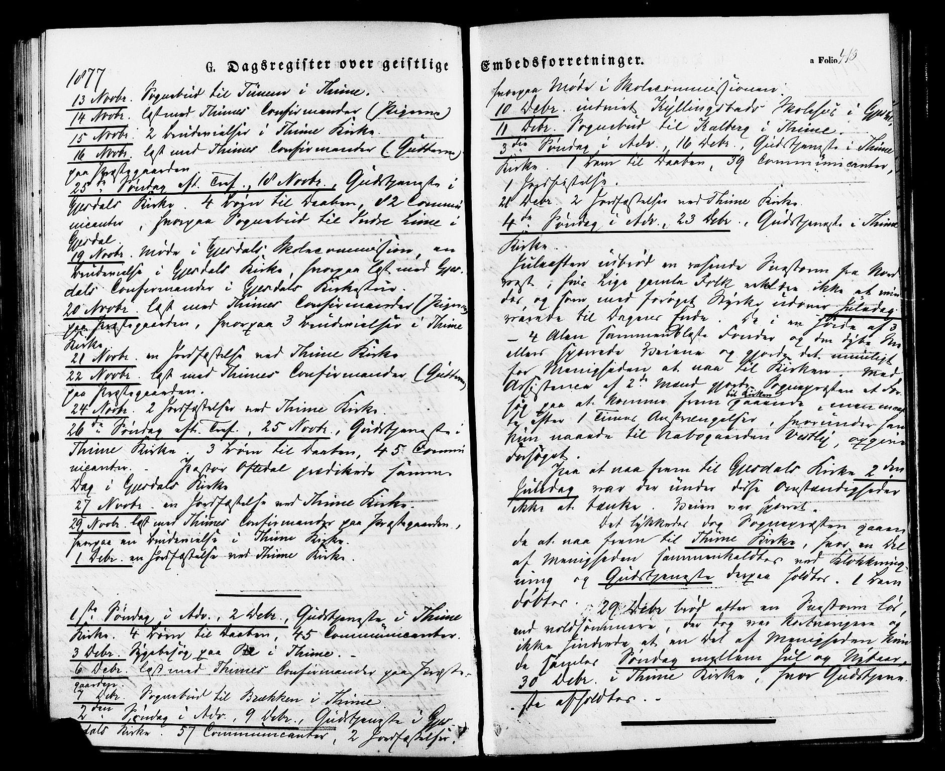Lye sokneprestkontor, AV/SAST-A-101794/001/30BA/L0008: Ministerialbok nr. A 7, 1872-1881, s. 413