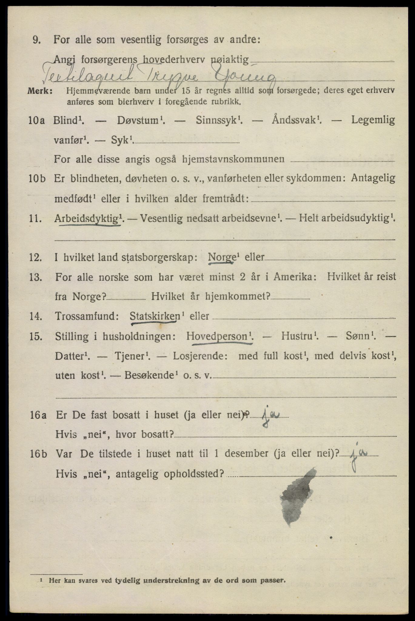 SAO, Folketelling 1920 for 0301 Kristiania kjøpstad, 1920, s. 573236