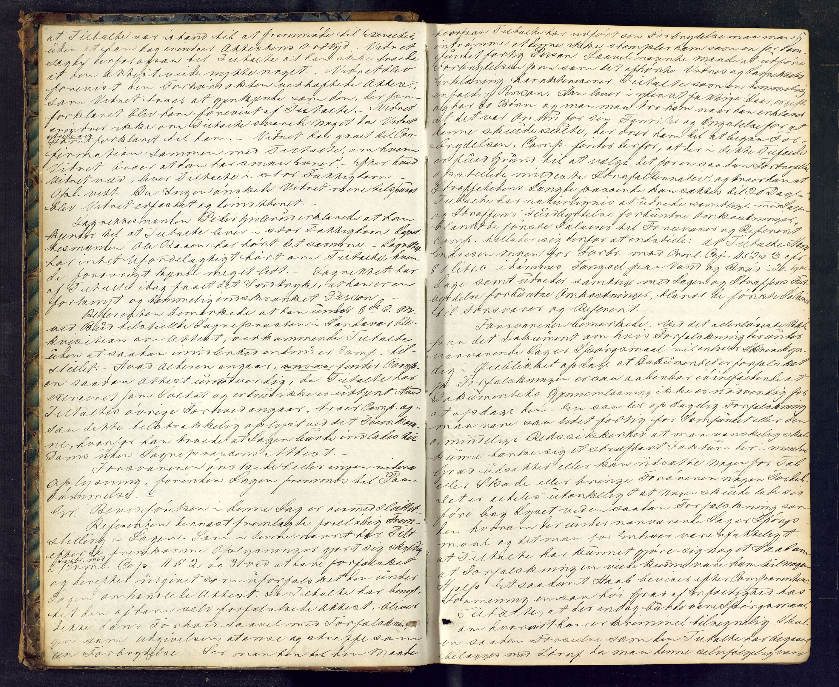 Numedal og Sandsvær sorenskriveri, AV/SAKO-A-128/F/Fc/Fca/L0010: Ekstrarettsprotokoll, 1869-1883, s. 5