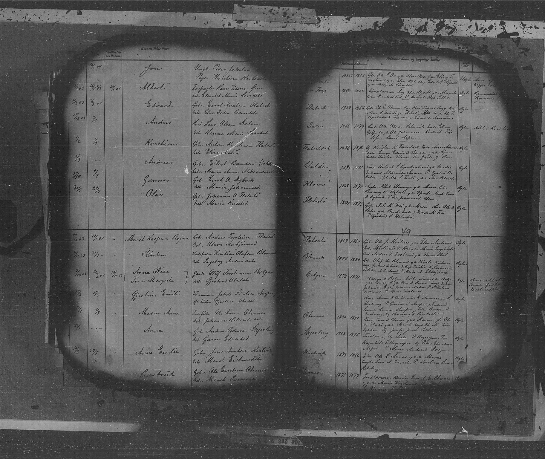 Kristiansund sokneprestkontor, AV/SAT-A-1068/1/I/I1: Klokkerbok nr. 31, 1880-1918, s. 49