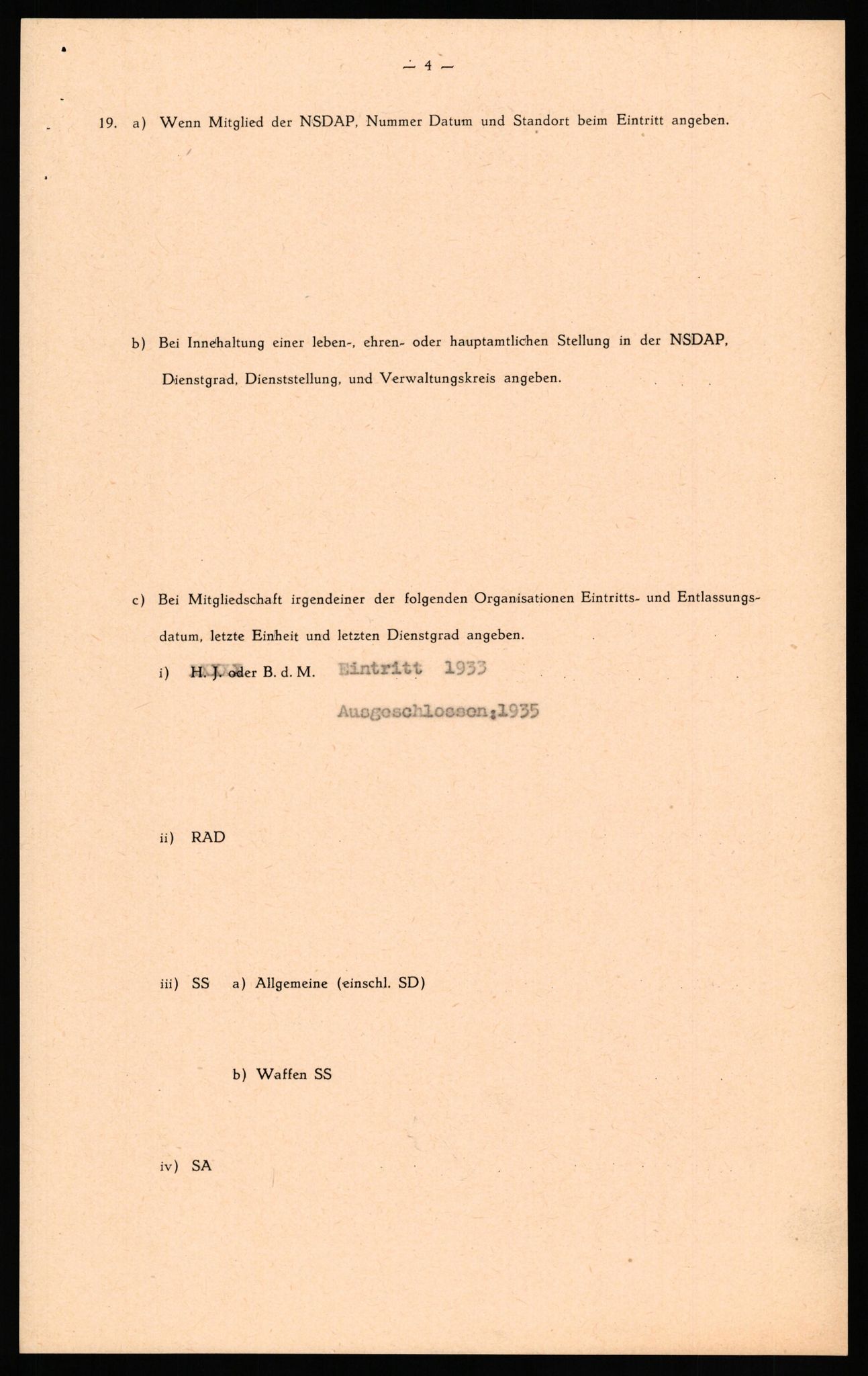 Forsvaret, Forsvarets overkommando II, AV/RA-RAFA-3915/D/Db/L0036: CI Questionaires. Tyske okkupasjonsstyrker i Norge. Tyskere., 1945-1946, s. 156