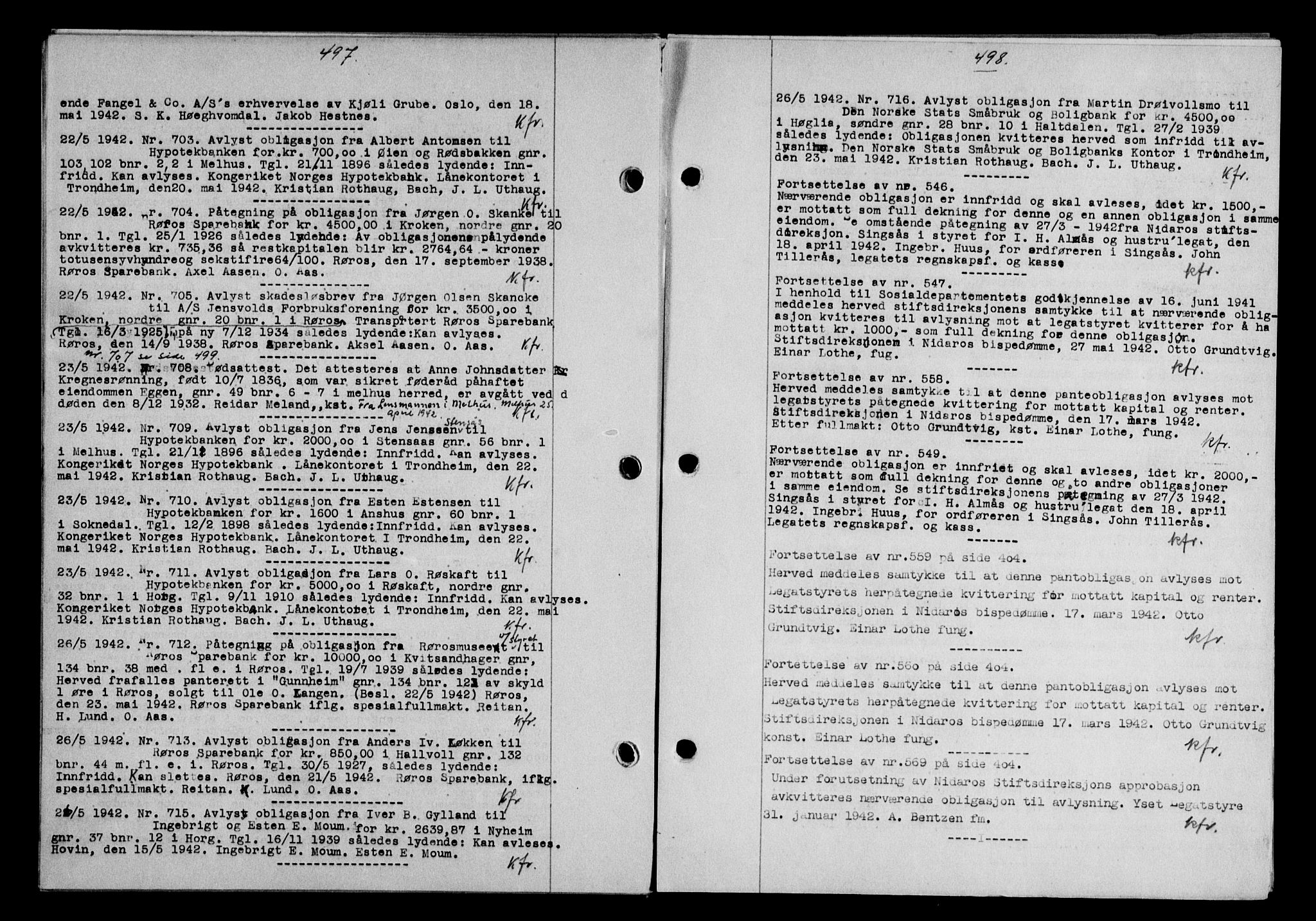 Gauldal sorenskriveri, SAT/A-0014/1/2/2C/L0054: Pantebok nr. 59, 1941-1942, Dagboknr: 703/1942