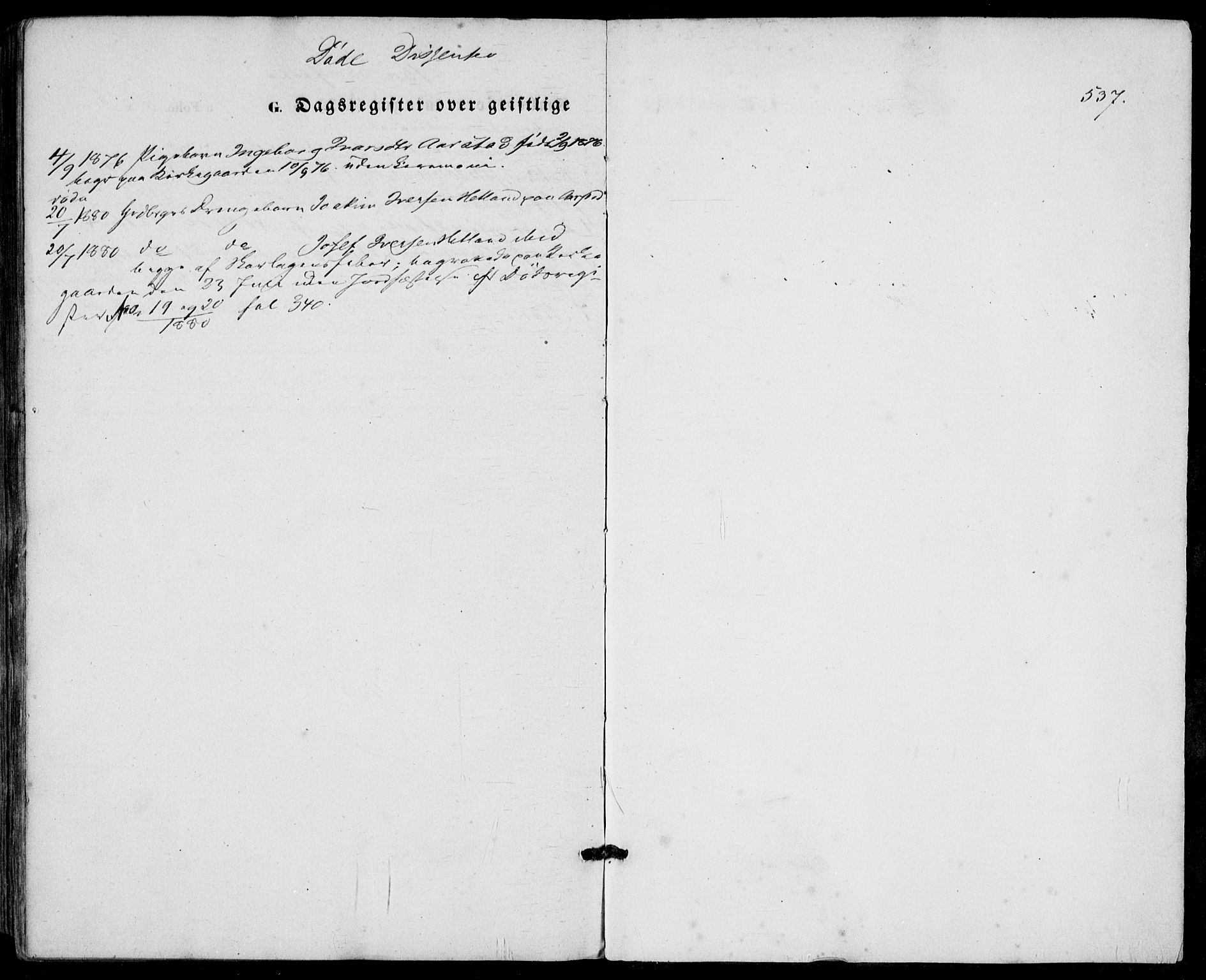 Sokndal sokneprestkontor, SAST/A-101808: Ministerialbok nr. A 9, 1857-1874, s. 537