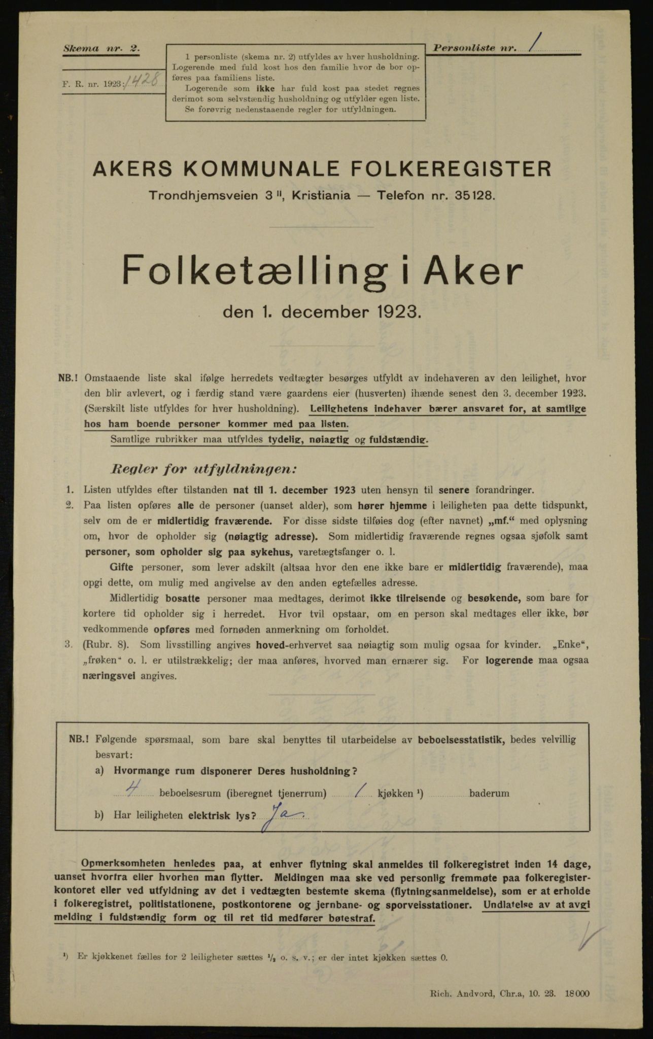 , Kommunal folketelling 1.12.1923 for Aker, 1923, s. 44802