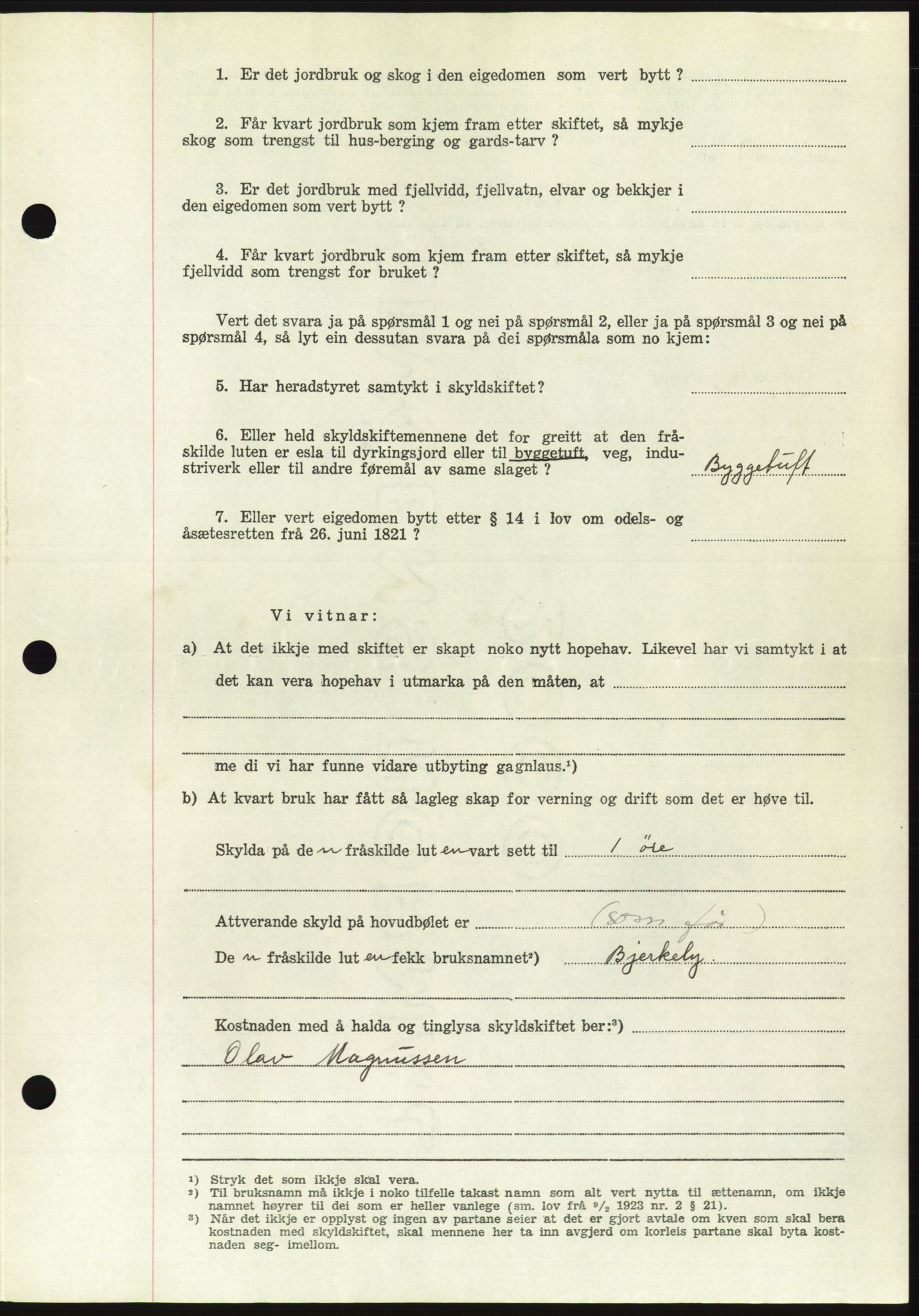 Søre Sunnmøre sorenskriveri, AV/SAT-A-4122/1/2/2C/L0099: Pantebok nr. 25A, 1954-1954, Dagboknr: 3083/1954