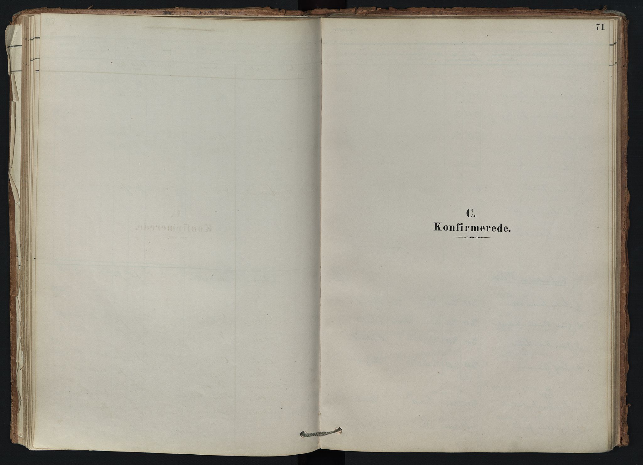 Brunlanes kirkebøker, AV/SAKO-A-342/F/Fd/L0001: Ministerialbok nr. IV 1, 1878-1917, s. 71