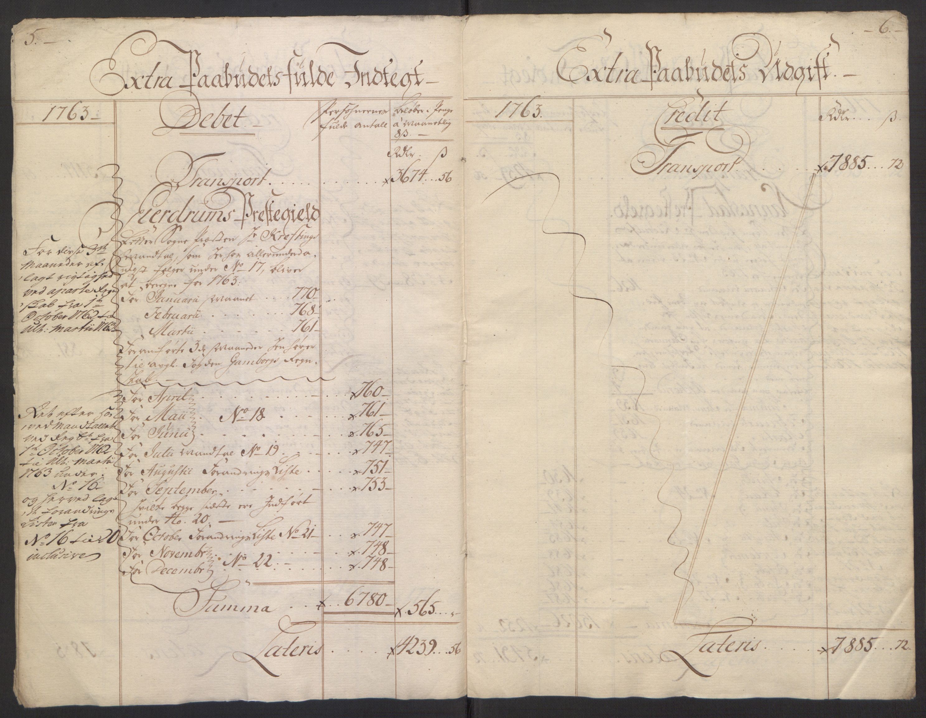 Rentekammeret inntil 1814, Reviderte regnskaper, Fogderegnskap, AV/RA-EA-4092/R12/L0803: Ekstraskatten Øvre Romerike, 1763-1764, s. 8