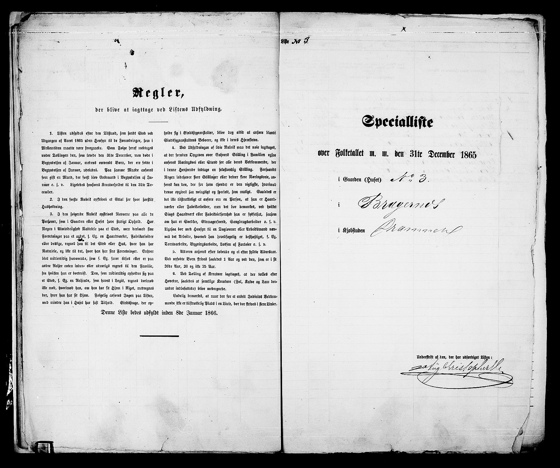 RA, Folketelling 1865 for 0602aB Bragernes prestegjeld i Drammen kjøpstad, 1865, s. 21