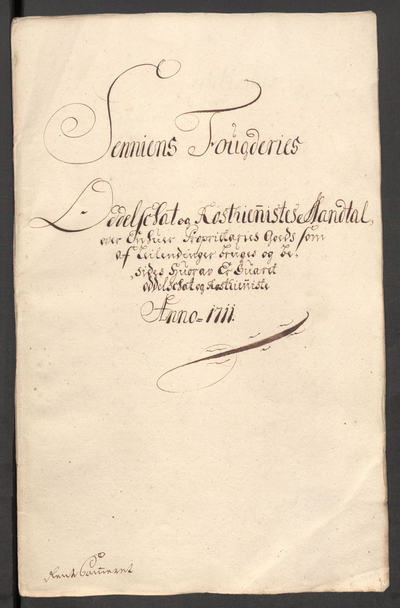 Rentekammeret inntil 1814, Reviderte regnskaper, Fogderegnskap, RA/EA-4092/R68/L4758: Fogderegnskap Senja og Troms, 1711-1712, s. 36