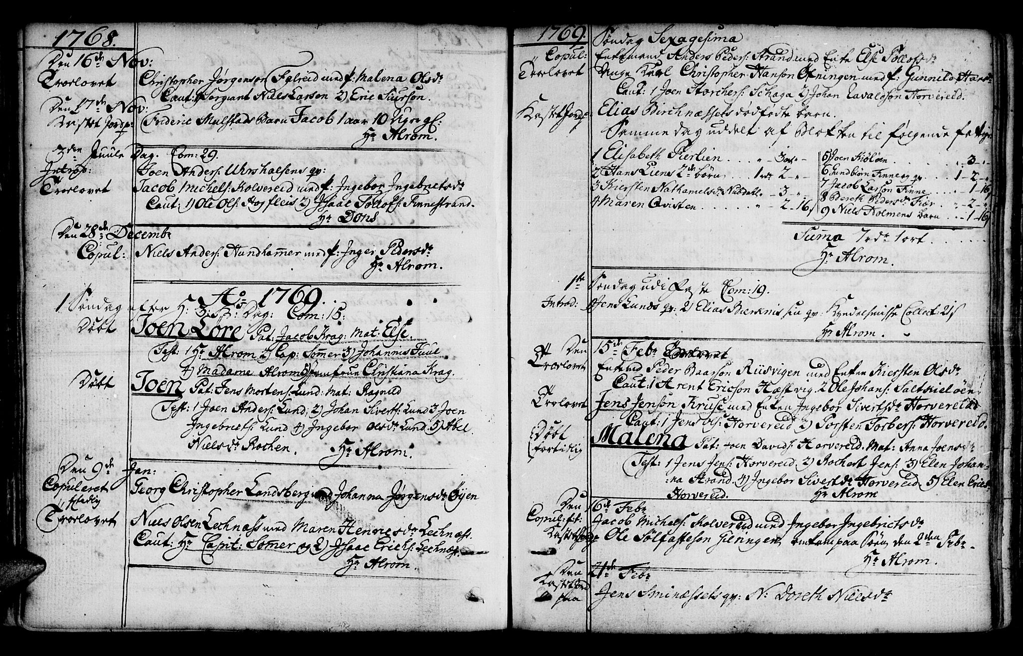 Ministerialprotokoller, klokkerbøker og fødselsregistre - Nord-Trøndelag, SAT/A-1458/780/L0632: Ministerialbok nr. 780A01, 1736-1786
