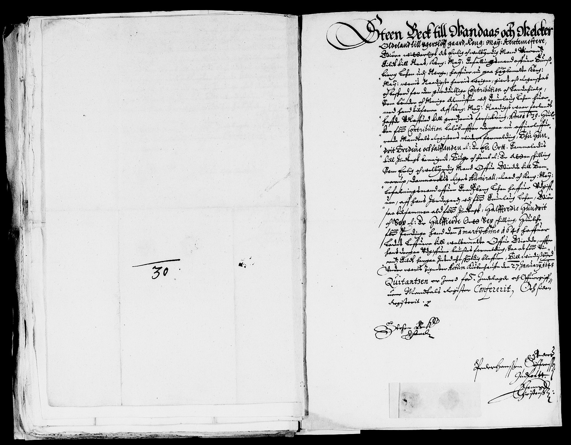 Rentekammeret inntil 1814, Reviderte regnskaper, Lensregnskaper, AV/RA-EA-5023/R/Rb/Rbl/L0008: Brunla len, 1641-1644