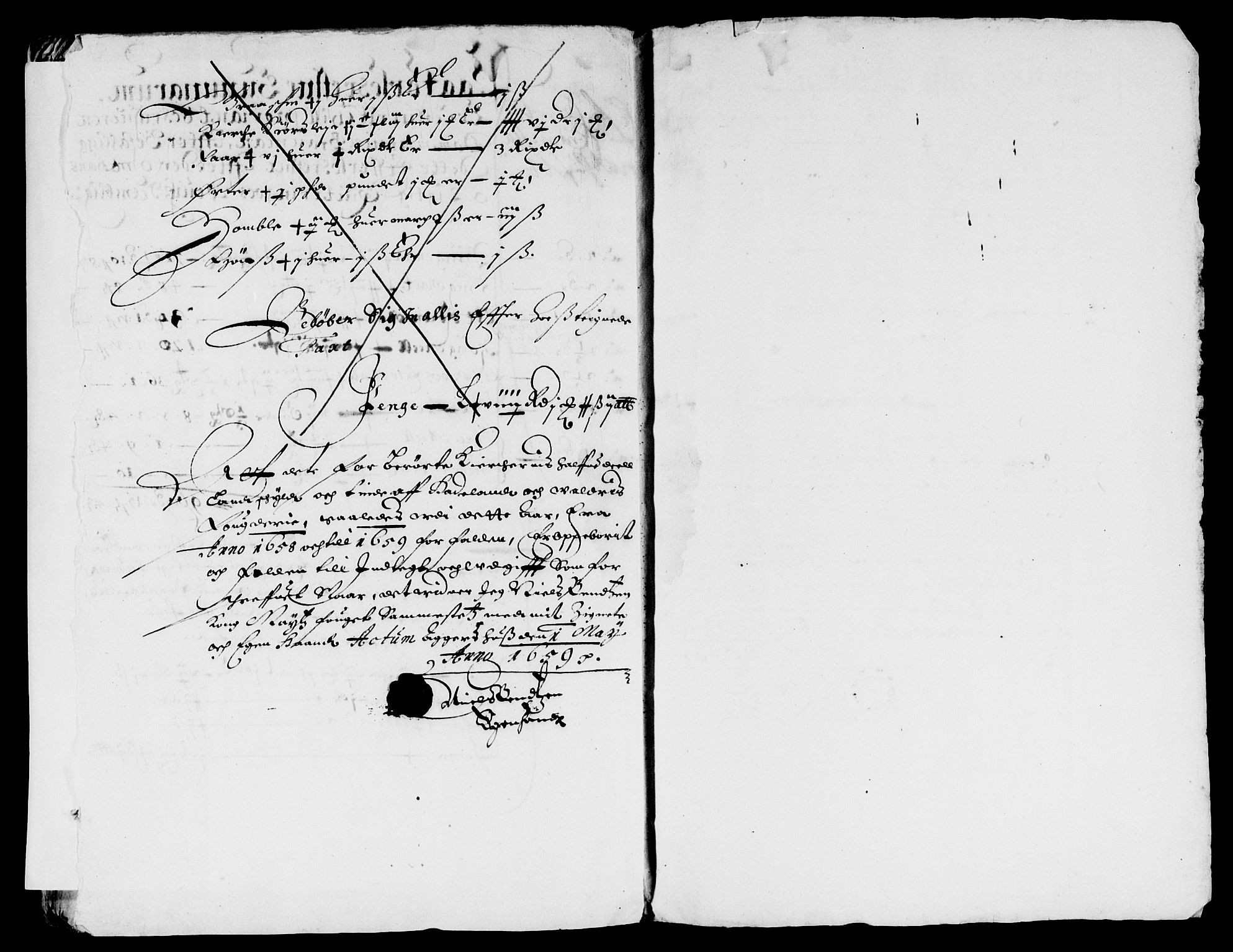 Rentekammeret inntil 1814, Reviderte regnskaper, Lensregnskaper, AV/RA-EA-5023/R/Rb/Rba/L0250: Akershus len, 1658-1660